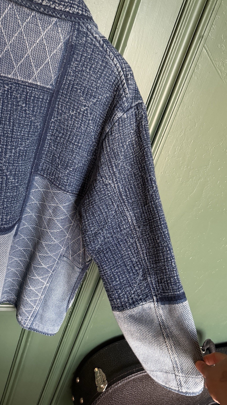 PORTER CLASSIC KENDO SASHIKO FRENCH JACKET HYBRID Sz Large US SELLER NWT