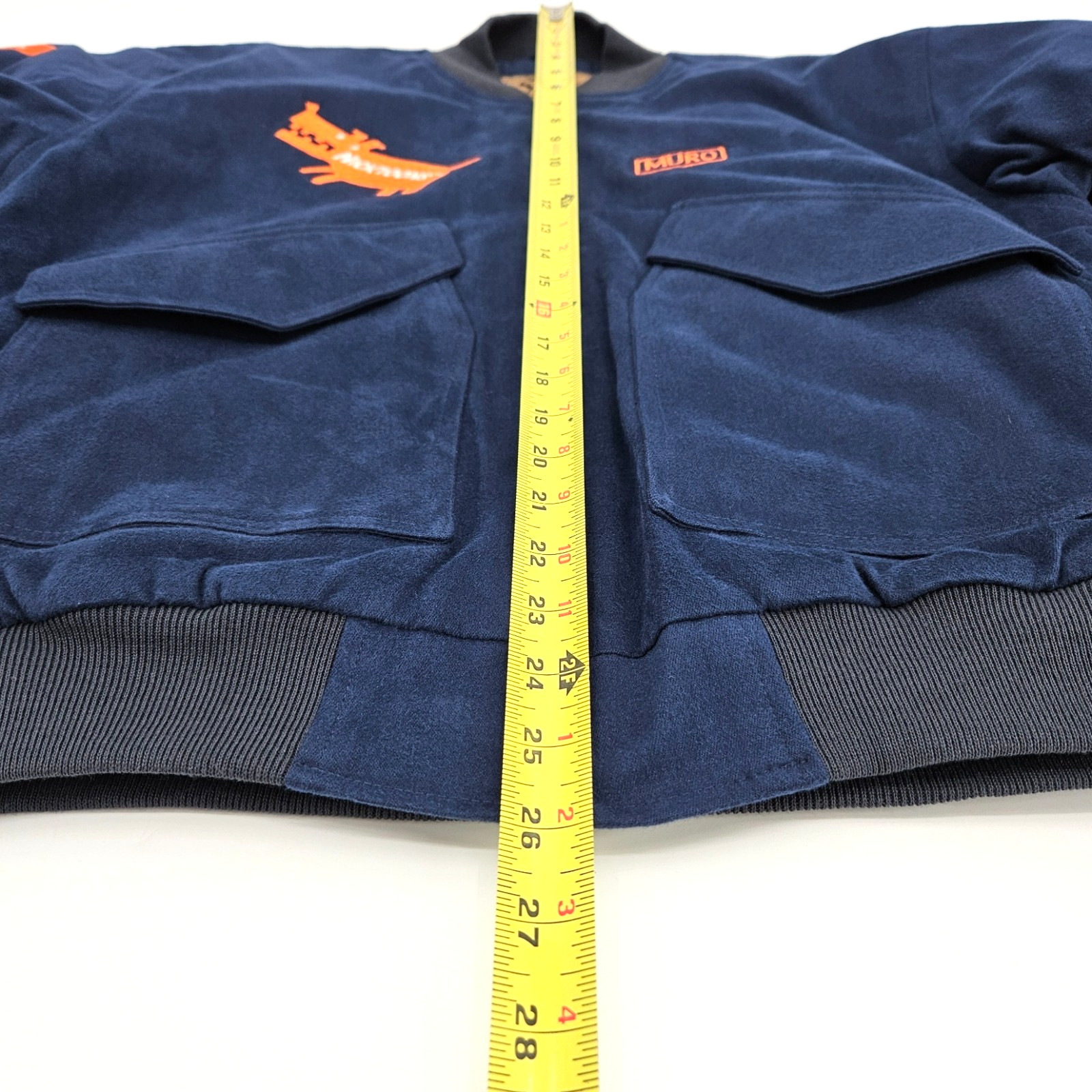 Vintage Sichel Nickelodeon «MURO» Cast Crew Only Navy Blue Bomber Jacket X-Small