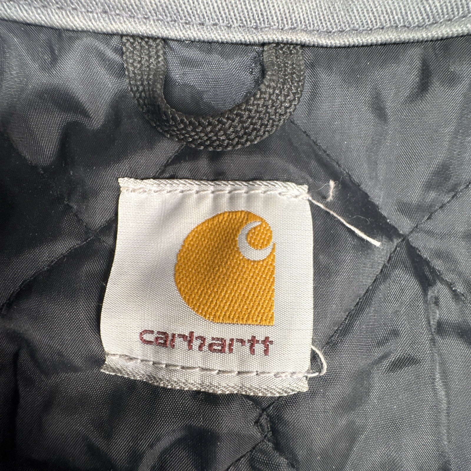 Y2K Carhartt Gray Insulated Work Jacket Custom Welding Service John Full Zip 2XL