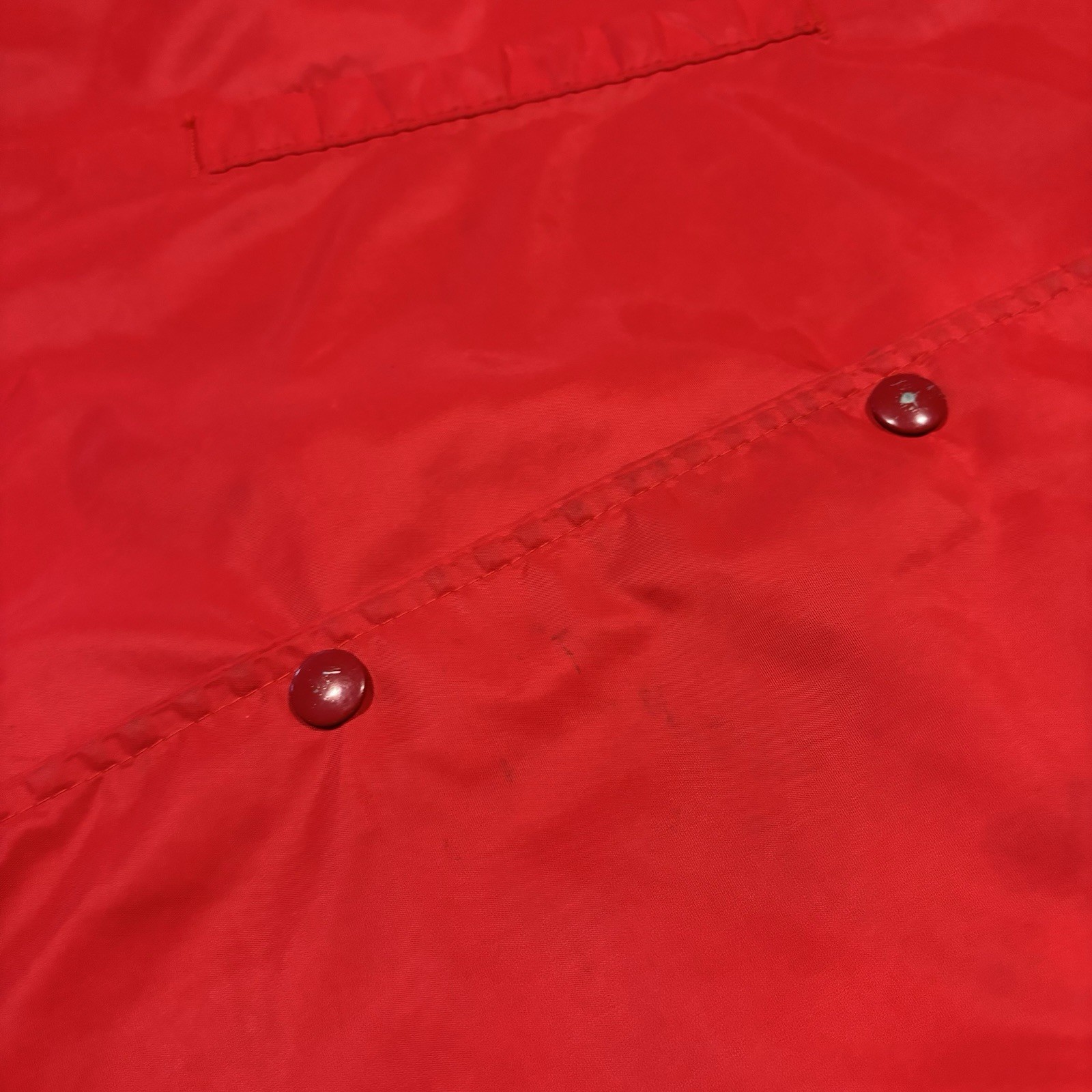Vintage United States Marine Corps Jacket Red Snap Front Lightweight Fits Medium
