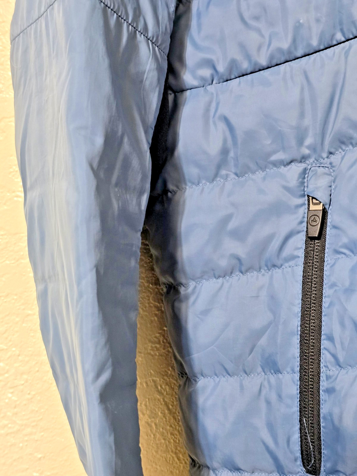 Aether Men’s Blue Goose Down 800 Fill Puffer Jacket Small