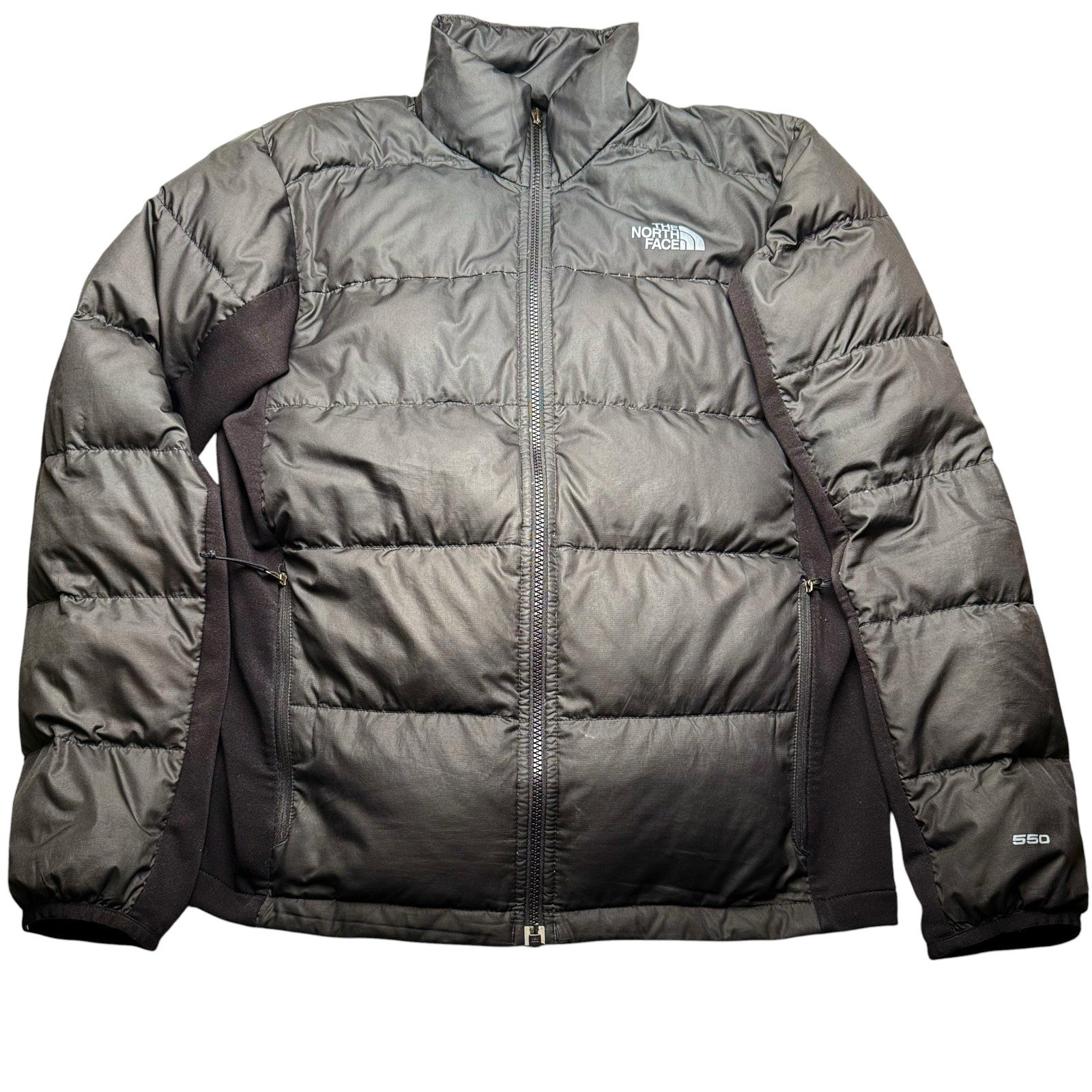 The North Face 550 Down Puffer Jacket – Men’s Medium – Black Full Zip Coat