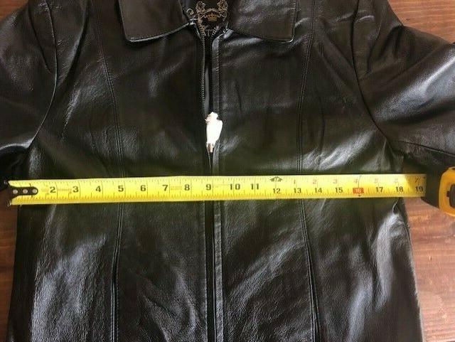 Matt Zini Men’s Authentic Leather Coat, New Size L