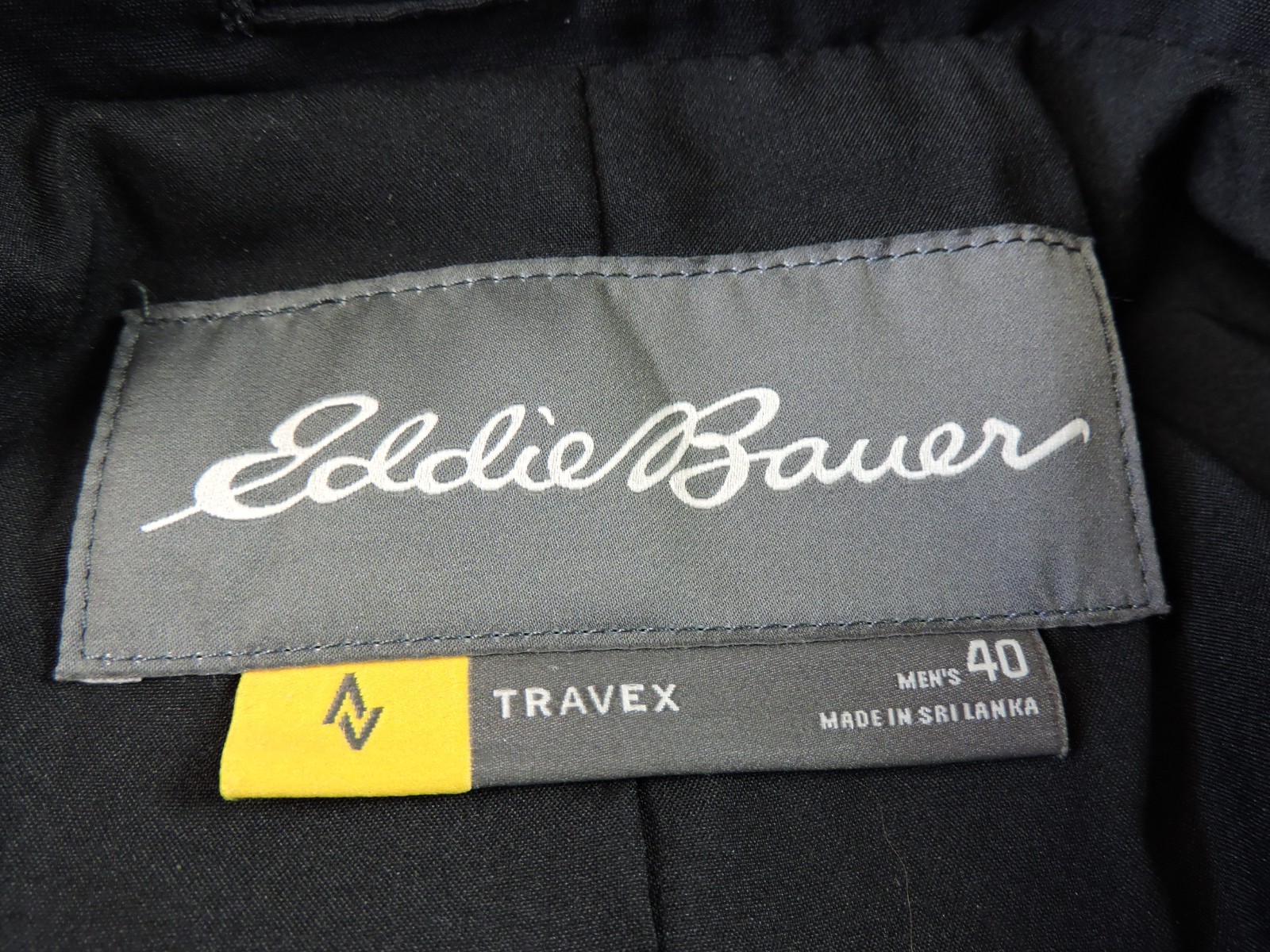Eddie Bauer Travex Mens 40 Voyager 3 in 1 Black Blazer Single Vent Jacket NEW