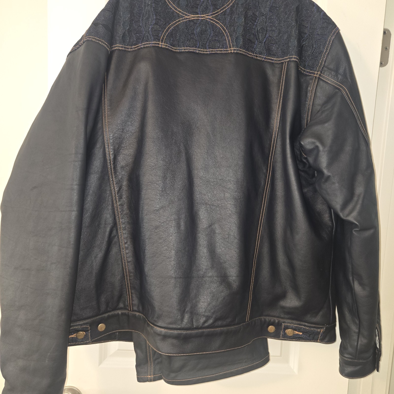 RARE Vintage COOGI Authentic Leather & Denim 2-Piece «THE HOLY GRAIL» Worn 1x