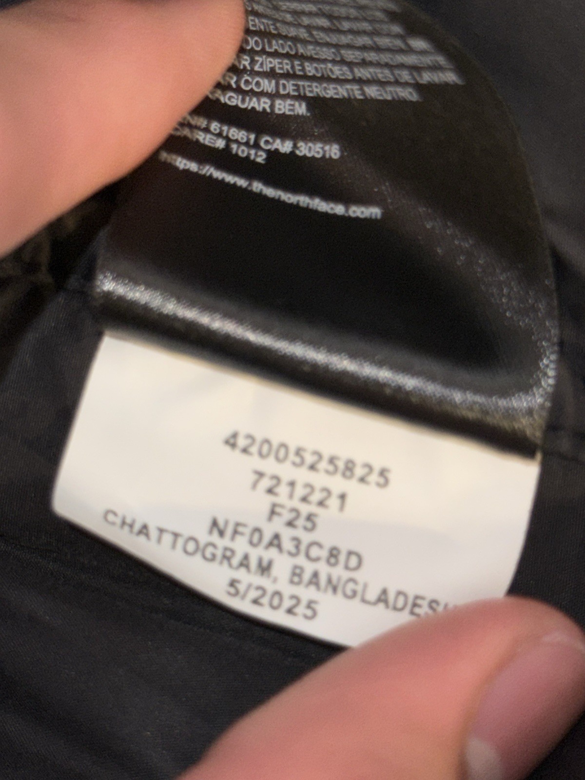 The North Face 1996 Nuptse, Color: Black And White, Size: Men 2XL