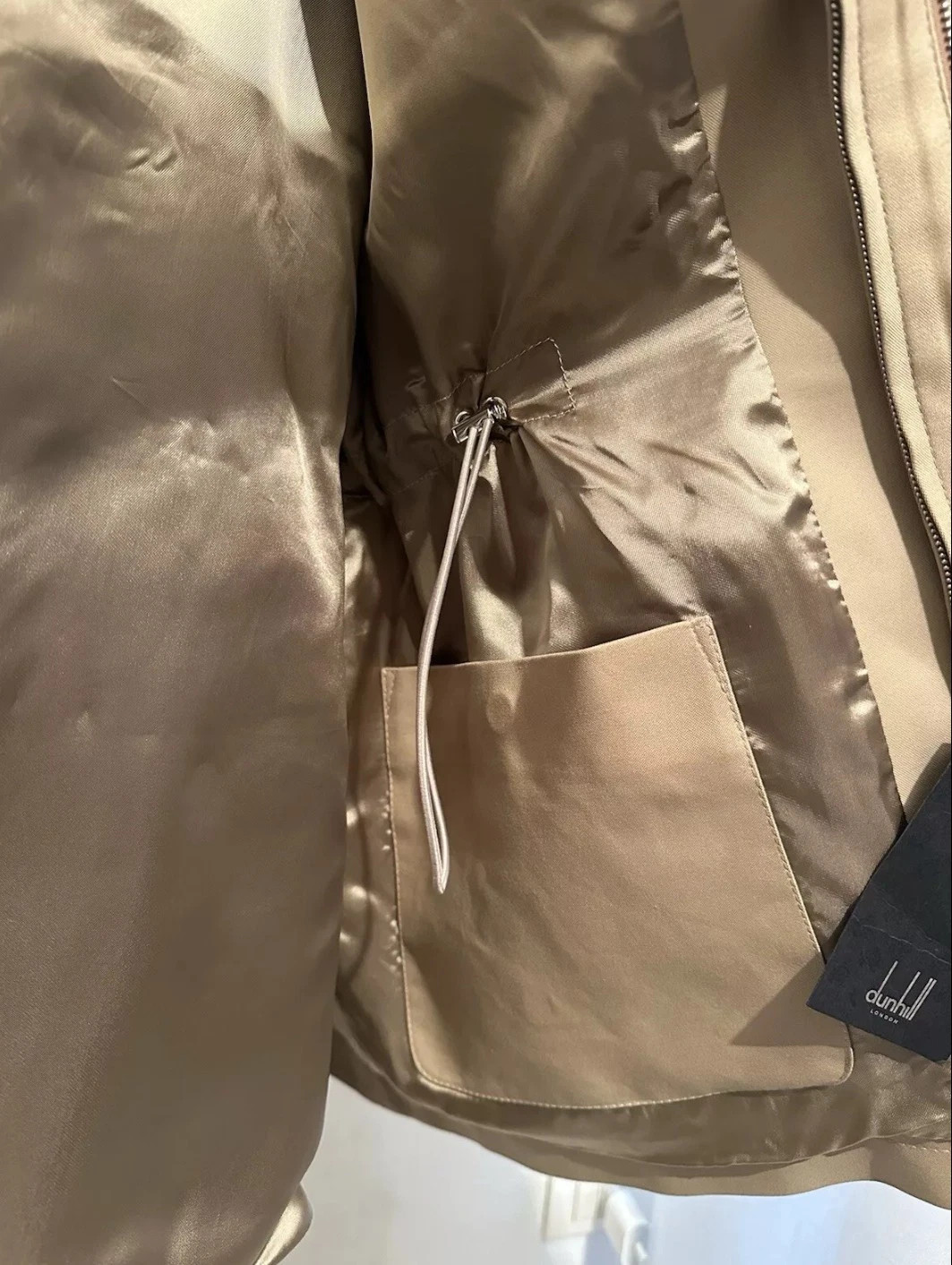 Dunhill shearling Made in Italy (Brioni, Brunello Cucinelli)