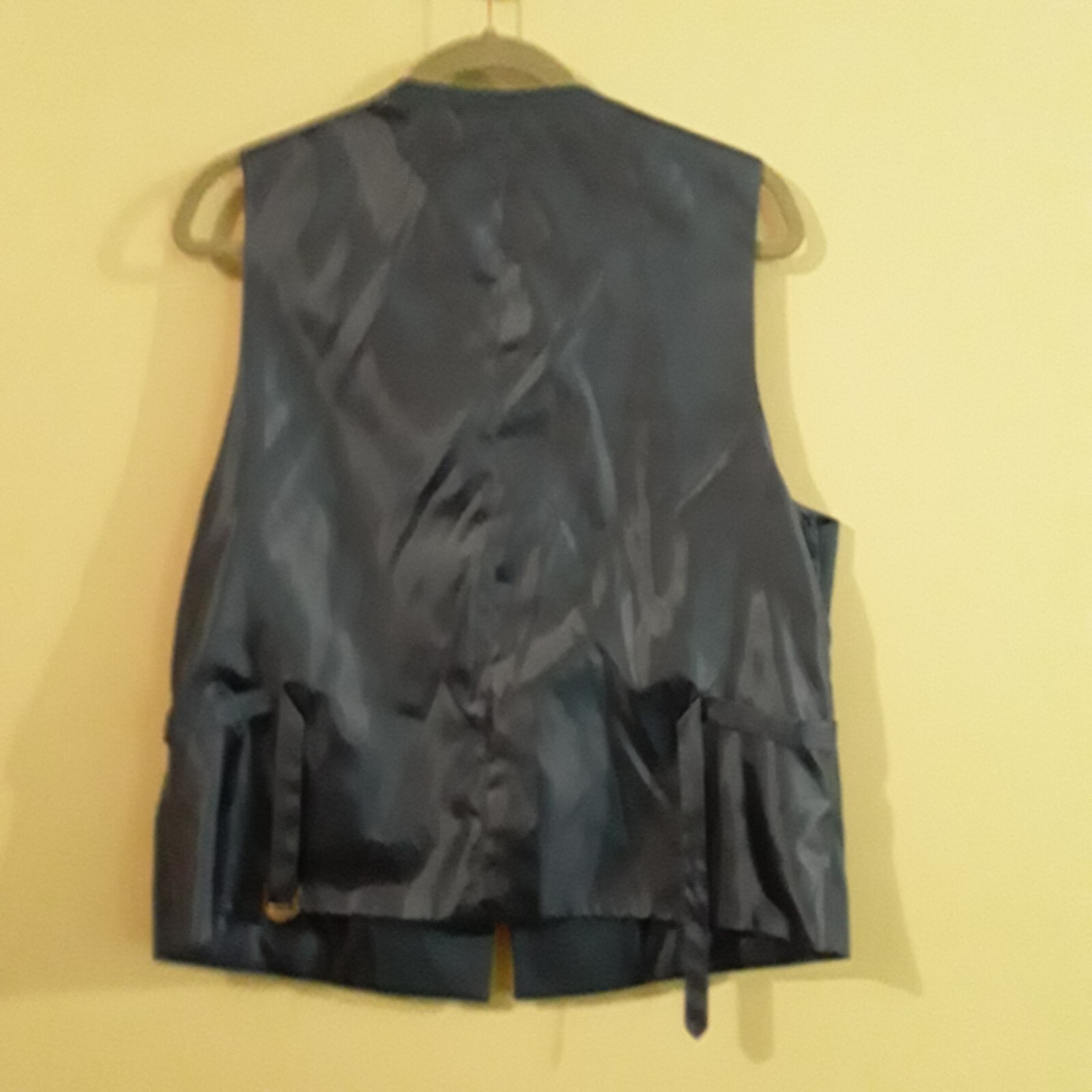 Vitaliano Vest Blue 42 R 32 W DRY CLEAN ONLY
