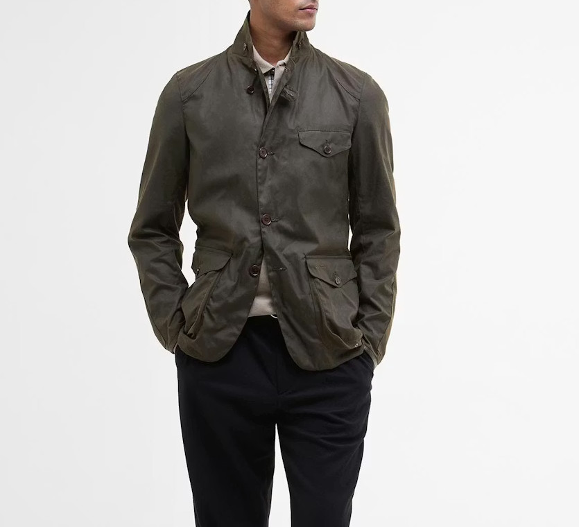 Sage ~Crafted in the UK~Barbour Classic BEDALE Waxed Jacket MSRP$495 British LUX