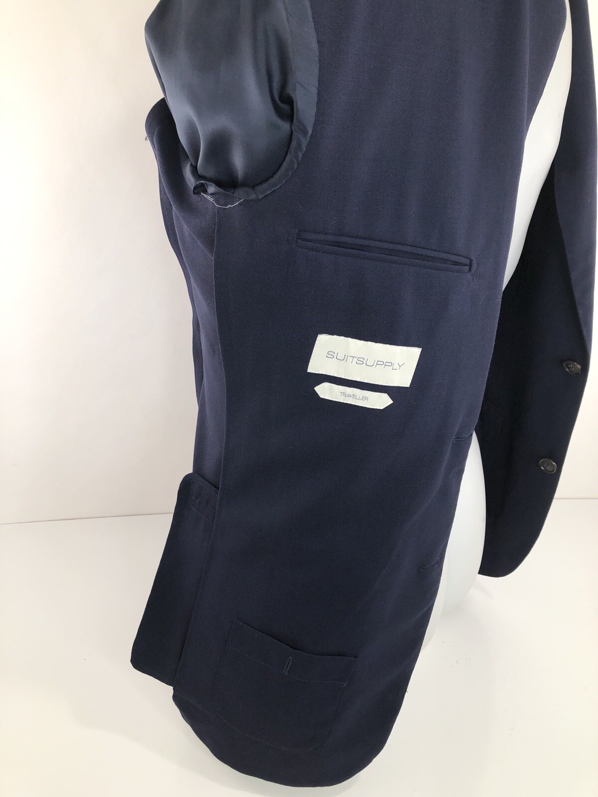 SUIT SUPPLY – HAVANA TRAVELLER Slim CERRRUTI WOOL – 40 L Blazer Jacket