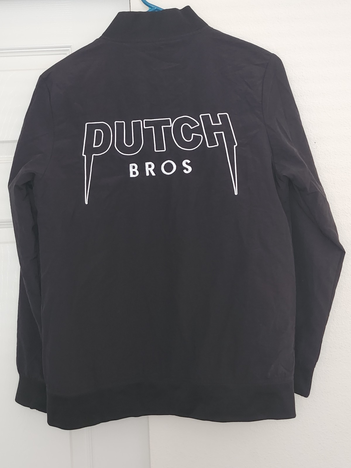 Dutch Bros Coffee Employee Bomber Jacket Black Small