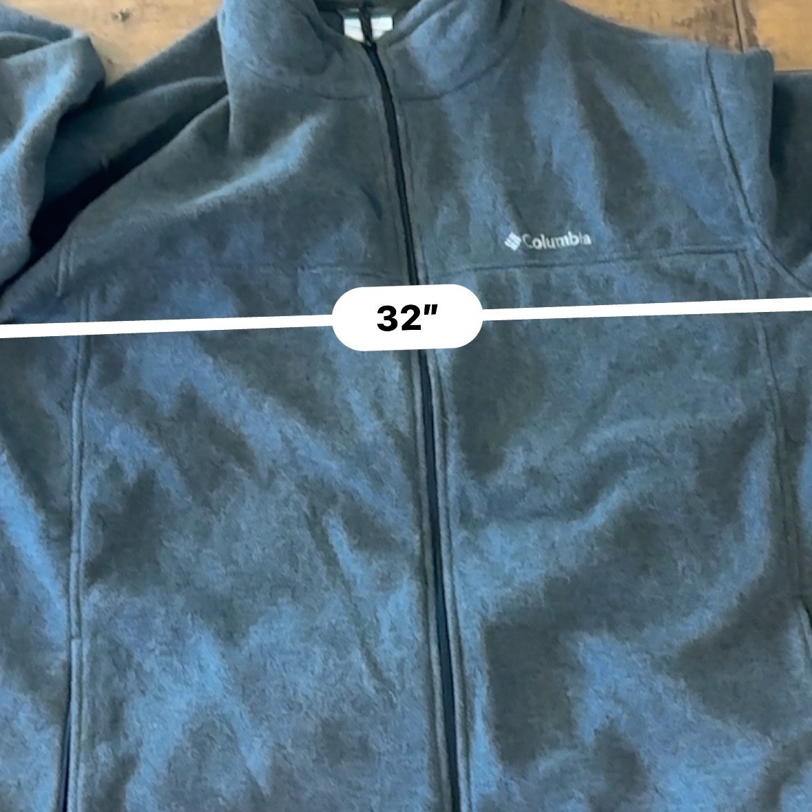 Columbia Steens Mountain Full Zip Fleece Jacket Mens 4XT 4XLT Charcoal Gray
