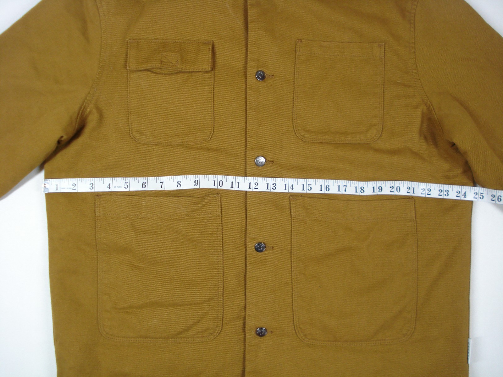 Nordam ND Farnley Utility Chore Overshirt Jacket Tan Size Mens Large Quilted VGC