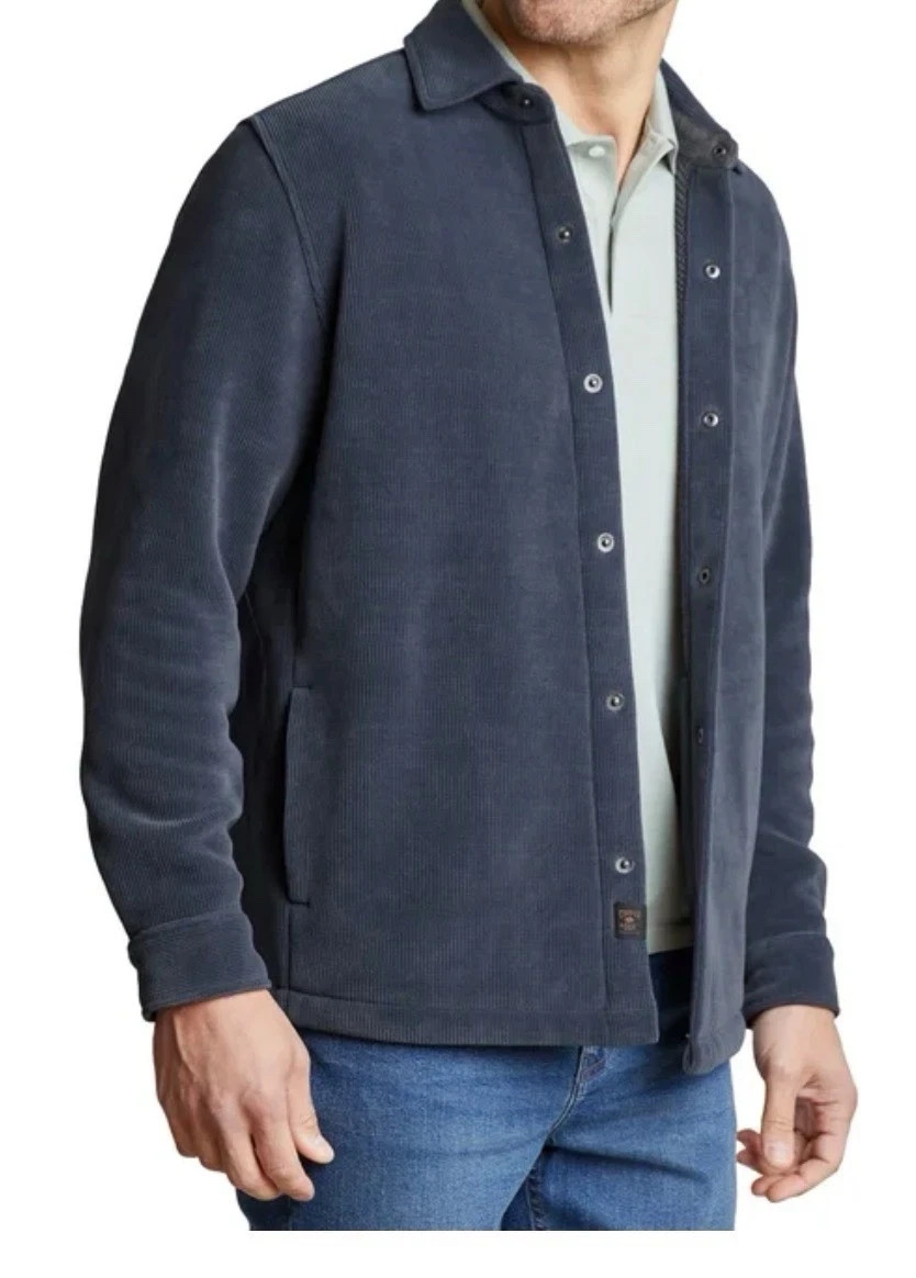 Copper & Oak Men’s Side Pocket Comfort Stretch Jacket, Gray, Size S