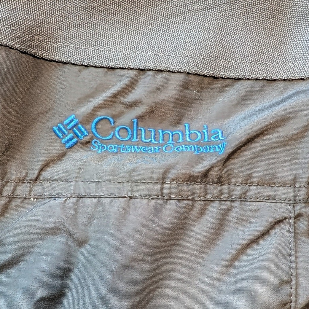 Columbia Vintage 1Pc Ski Suit Mens S Black Blue Trim Belted One Piece Snowsuit