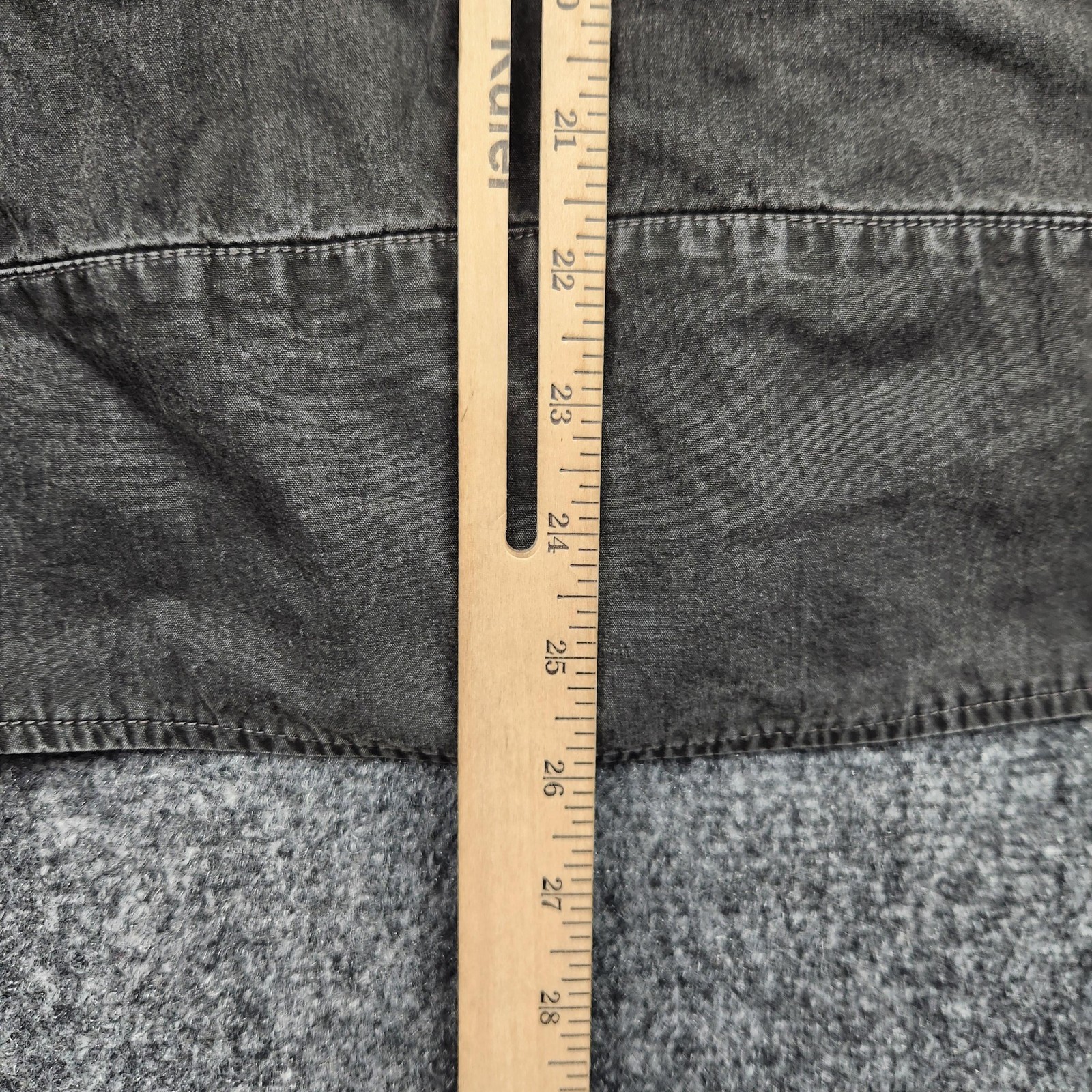 Kuhl Burr Jacket Mens Small Gray Canvas Full Zip Stand Collar Windbreaker Hiking