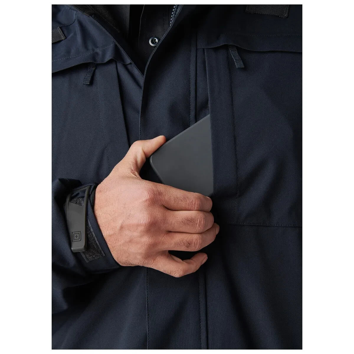 5.11 Tactical Jackets: Men’s 5-In-1 Tactical Parka Jacket Waterproof Blue – 5XL