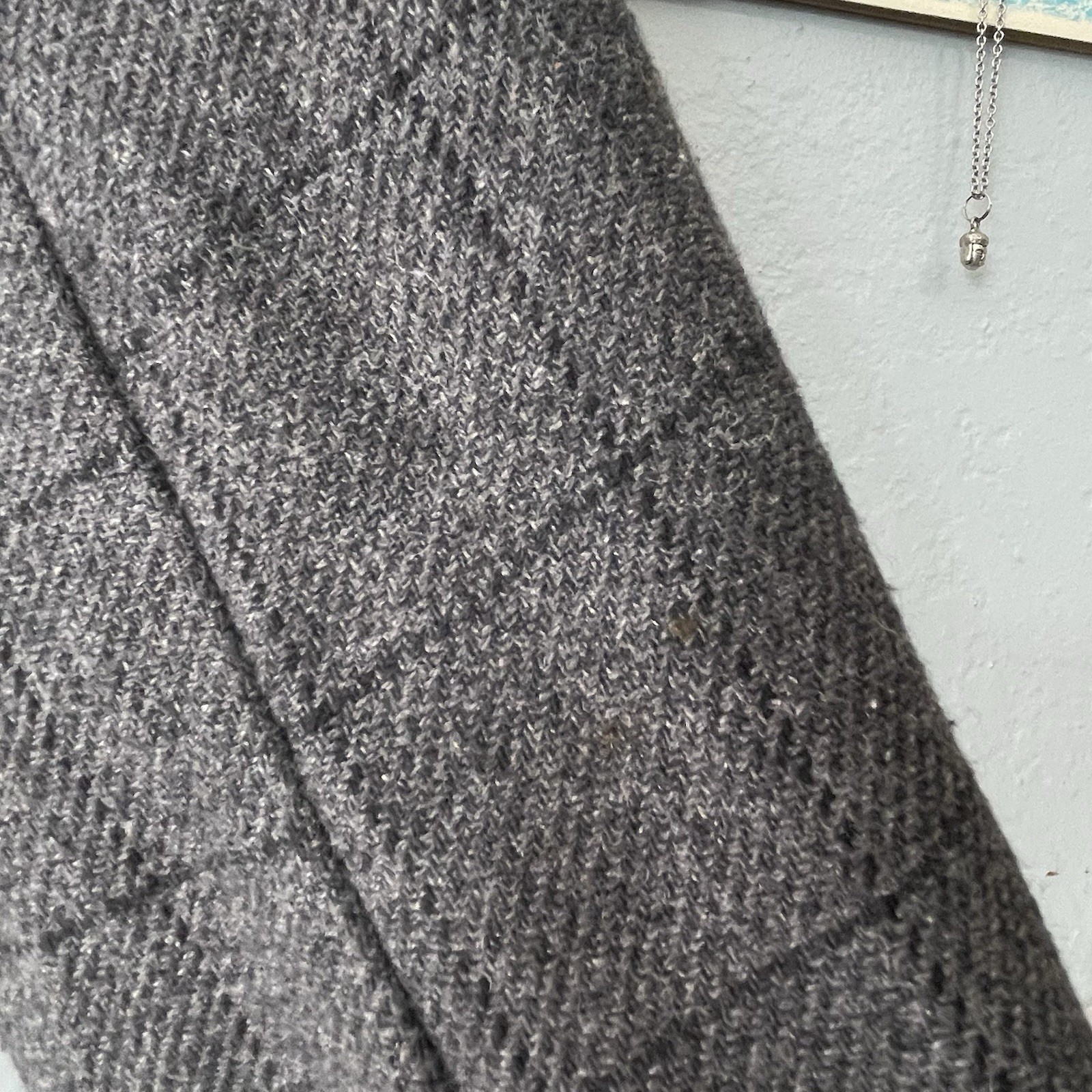 Private White V.C. Overshirt Jacket Grey Wool Tweed Size 6 England