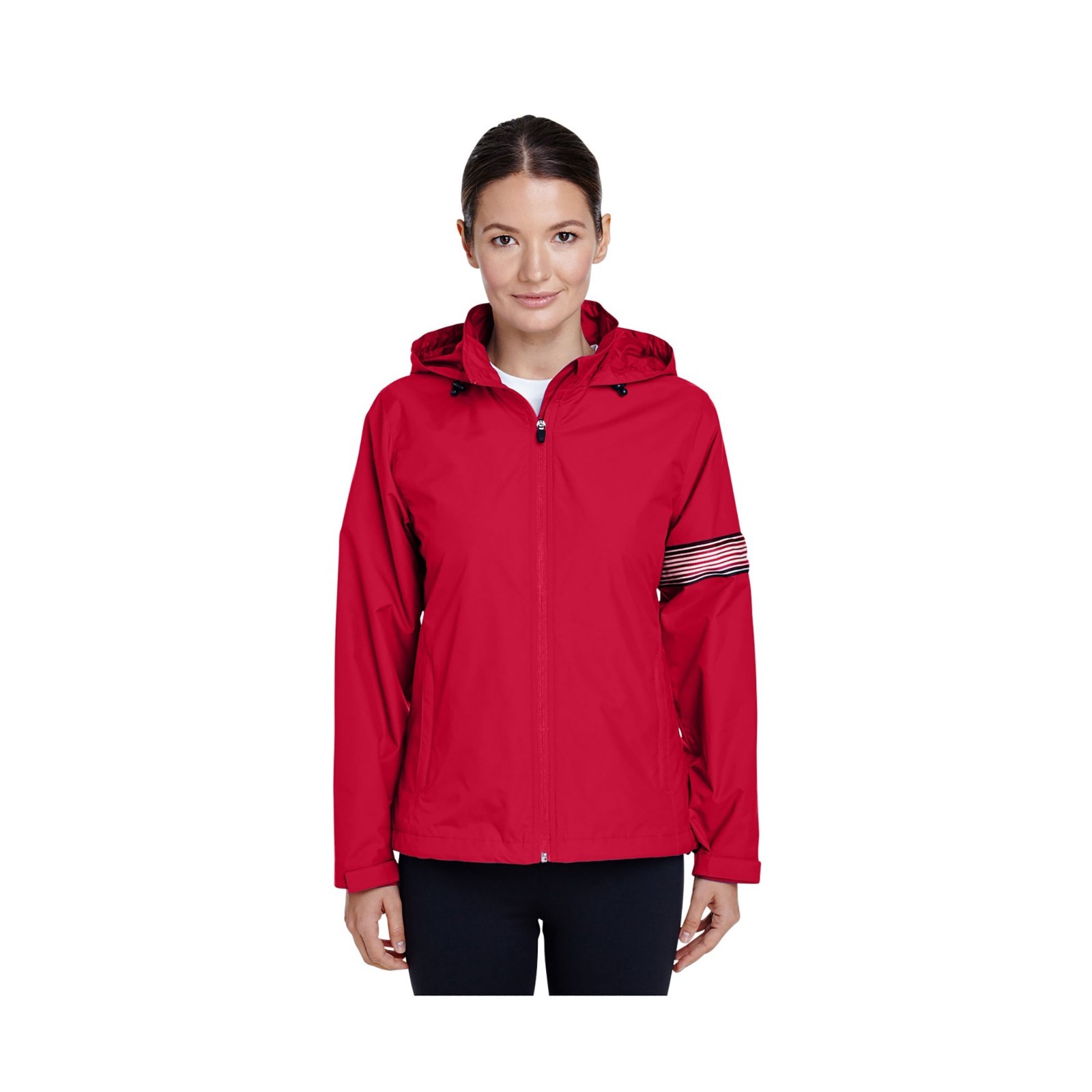 Team 365 Tt78W Ladies’ Boost All-Season Jacket With Fleece Lining – RED – S