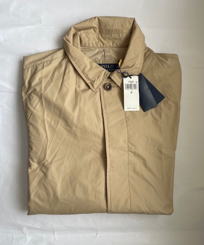 Polo Ralph Lauren Men’s Logo Patch Lightweight Walking Coat – M