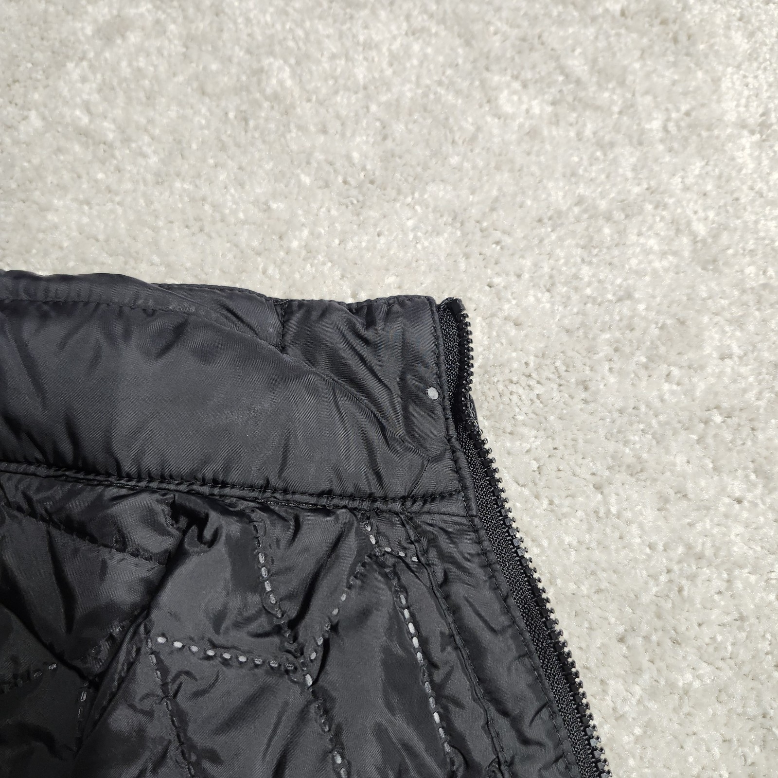 BUGATCHI Quilted Vest Men’s XXL Black Hooded Packable Hood Full Zip UOMO