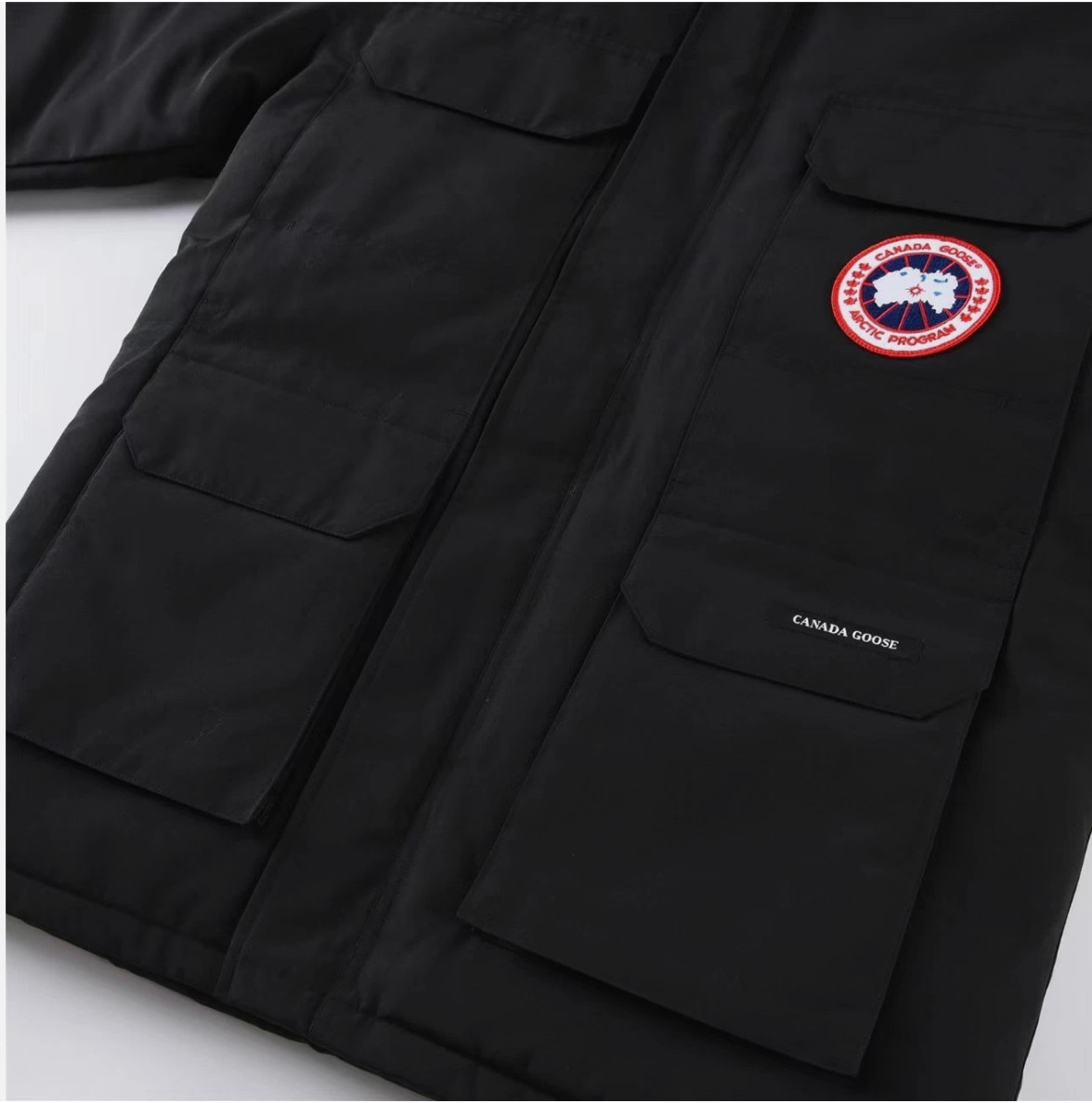 🔥 Canada Goose 08 Men’s Expedition Parka Black Down Jacket free shipping