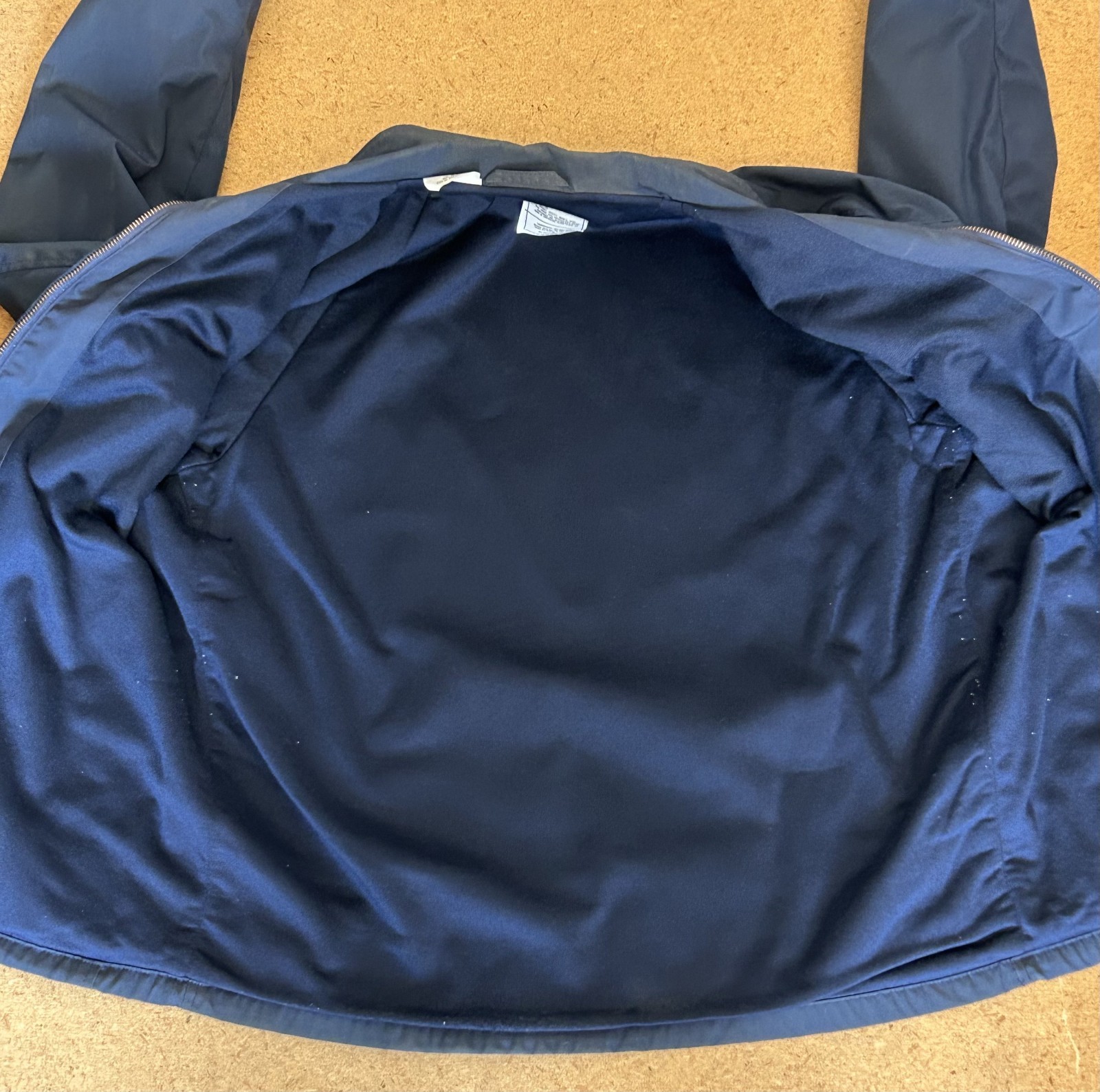 1985 US Navy Utility Jacket Blue Military Work Coat Cold War USGI 42R