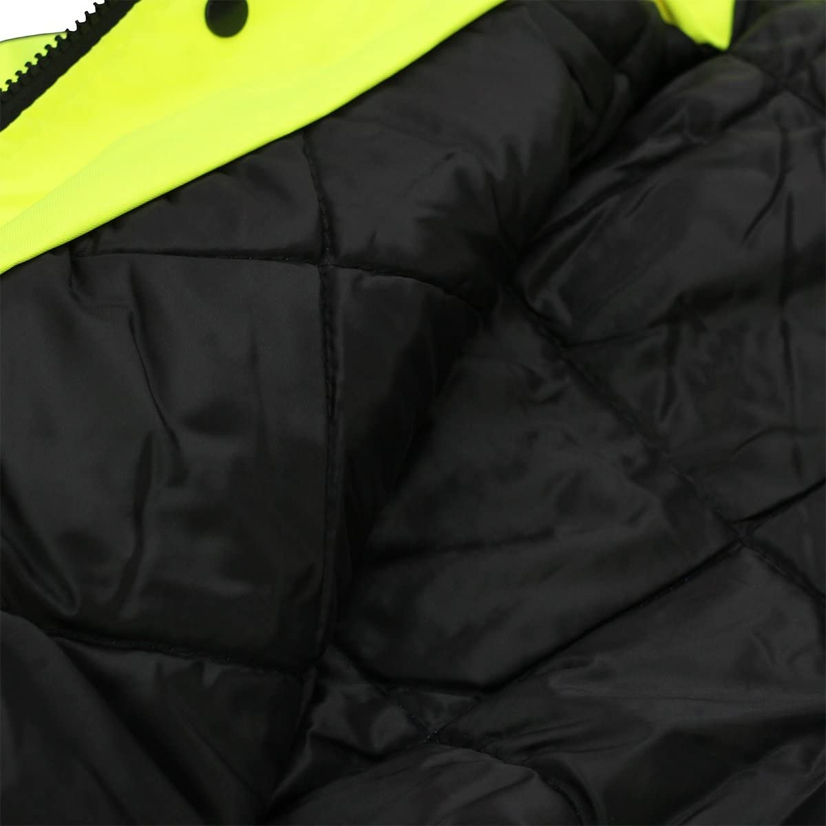 Stark USA Hi-Vis Class 3 Safety Jacket Neon Reflective Coat Bomber Jacket Style