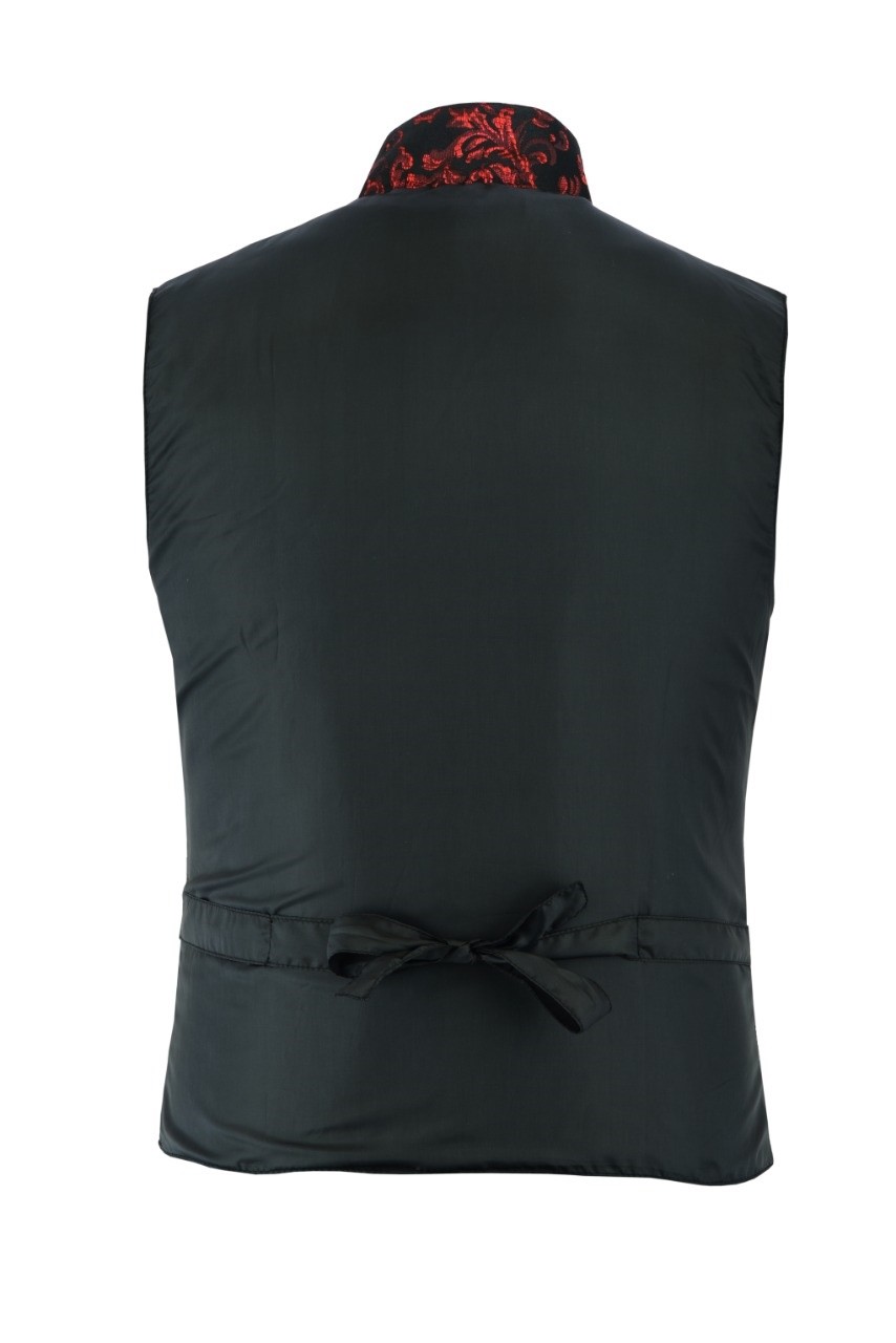 Men’s Brocade Double-Breasted Vest Waistcoat Gothic Aristocrat Steampunk