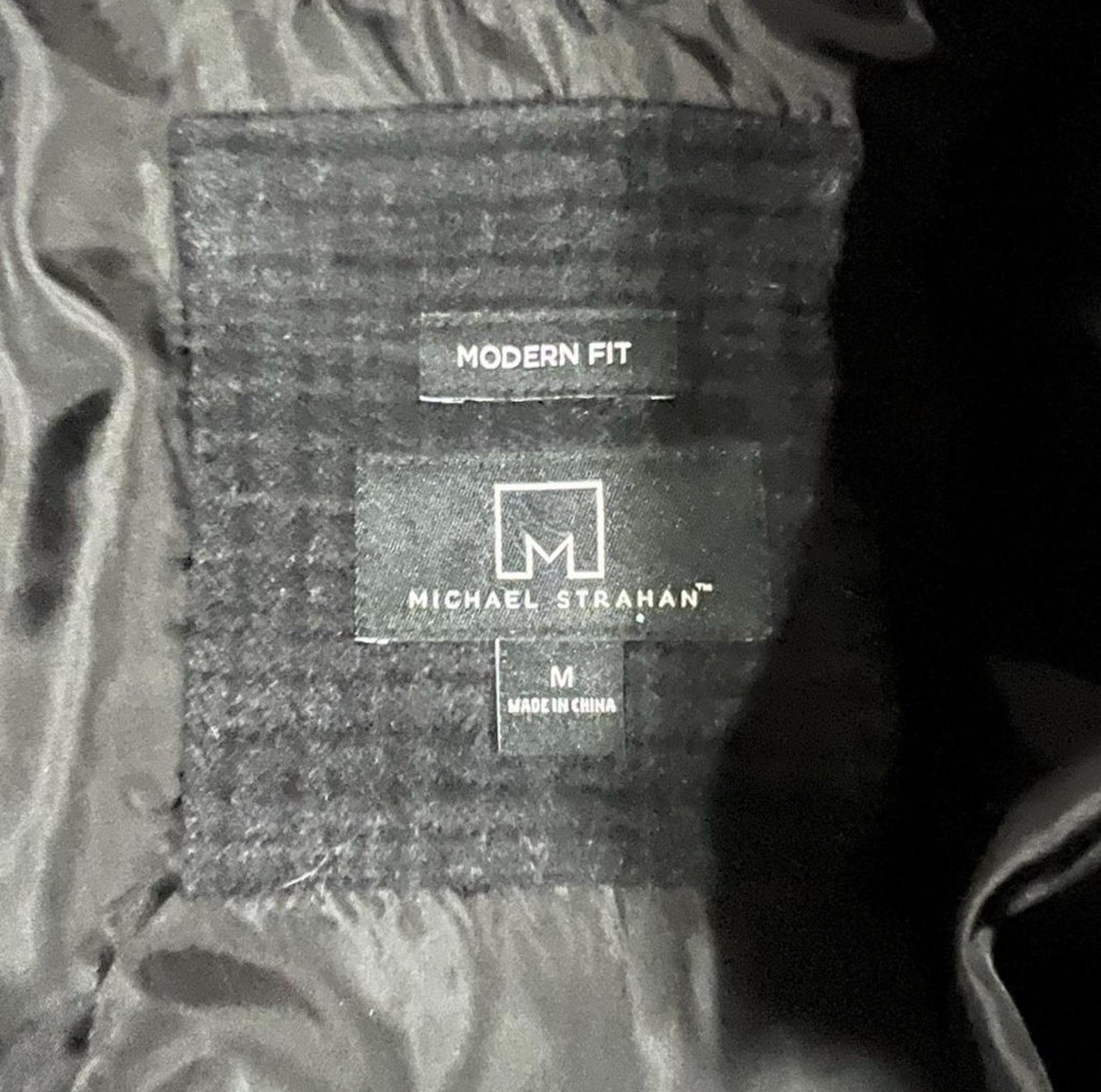 Grey Michael Strahan Modern Fit Jacket Dry Clean Only Wool Blend New No Tag