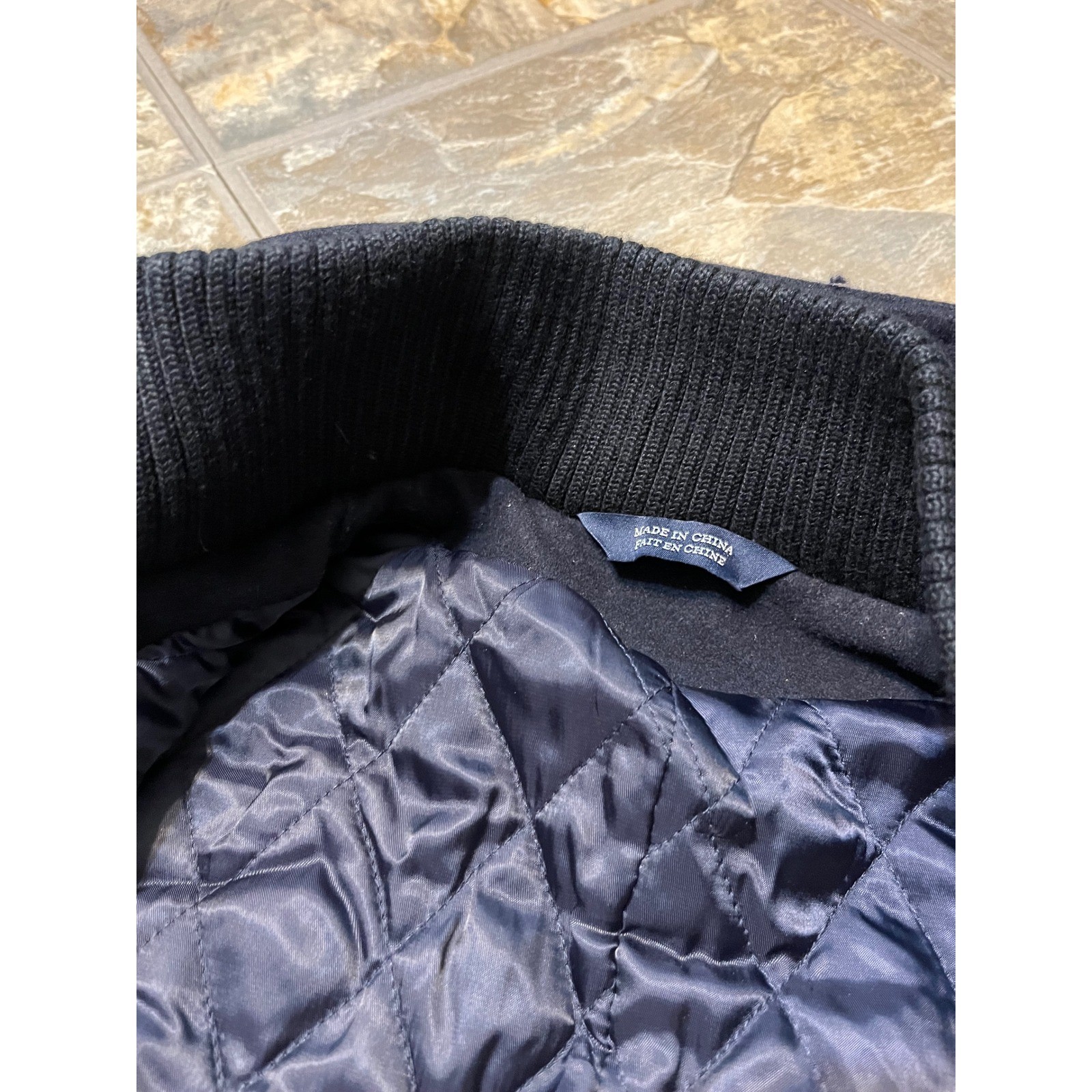 Cardinal of Canada Coat Mens XXL Navy New Wool Blend Double Mock Neck Jacket