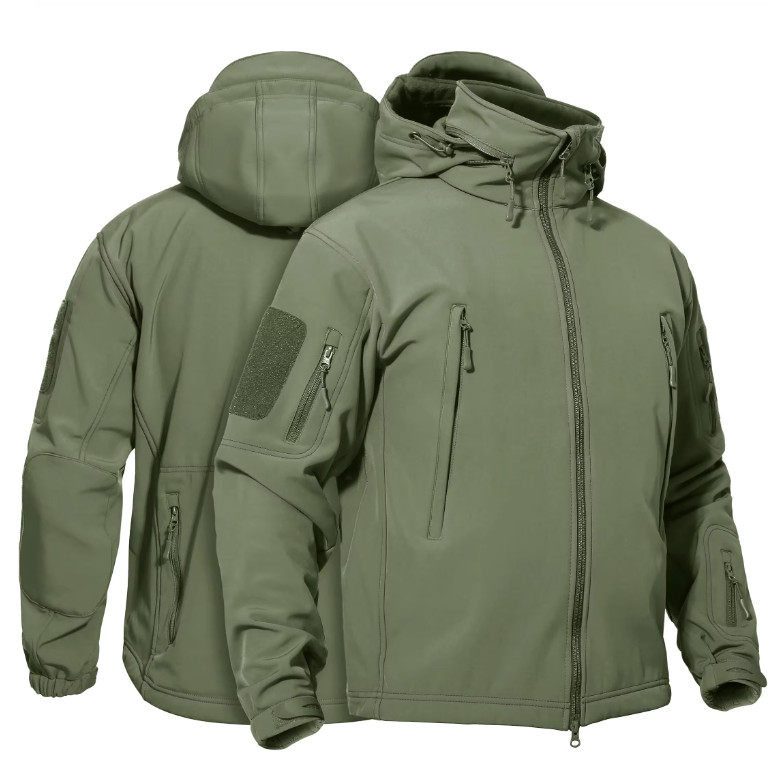 Men’s Casual Padded Jacket Winter Warm Hooded Soft Comfort Coat Thick Jacket Top