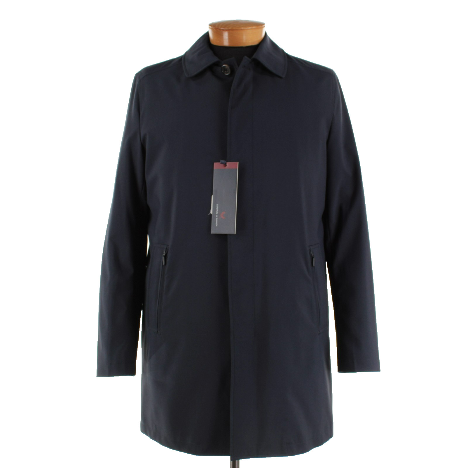 Cardinal of Canada NWT Polyester Rain Coat Size 40R (Medium) US In Solid Blue