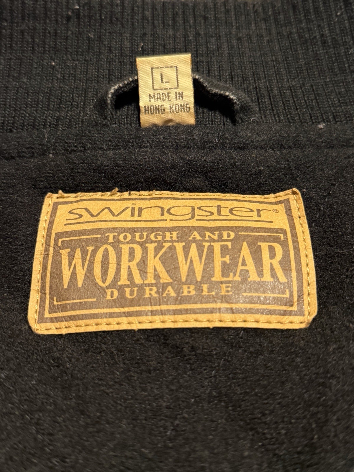 Vintage Swingster Workwear Canvas Vest – «Our Business Is Growing» (Rawl Brand)