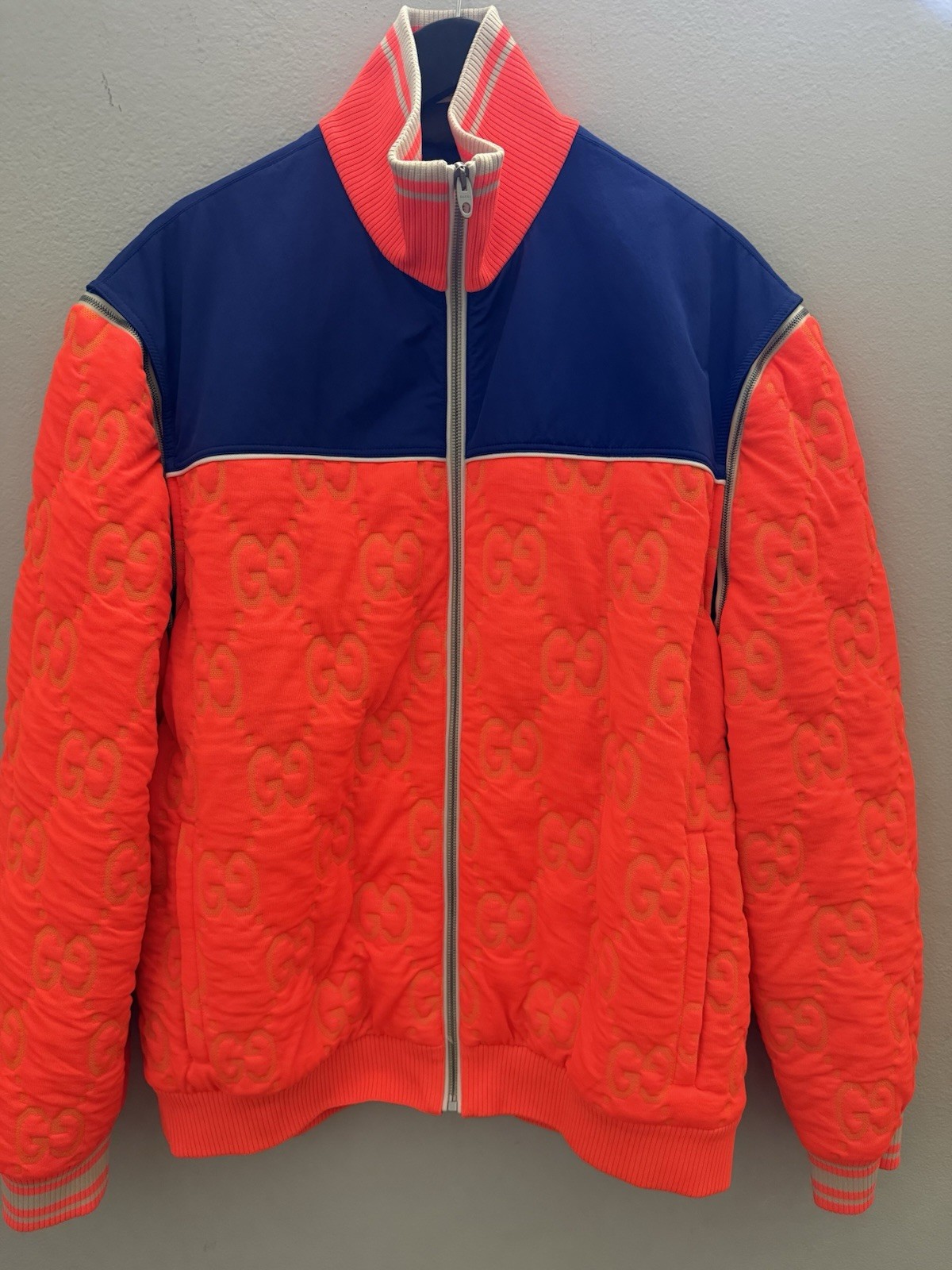 Gucci Orange Jacket – 2 In 1 Brand New Size XL Amazing Piece. Very Unique