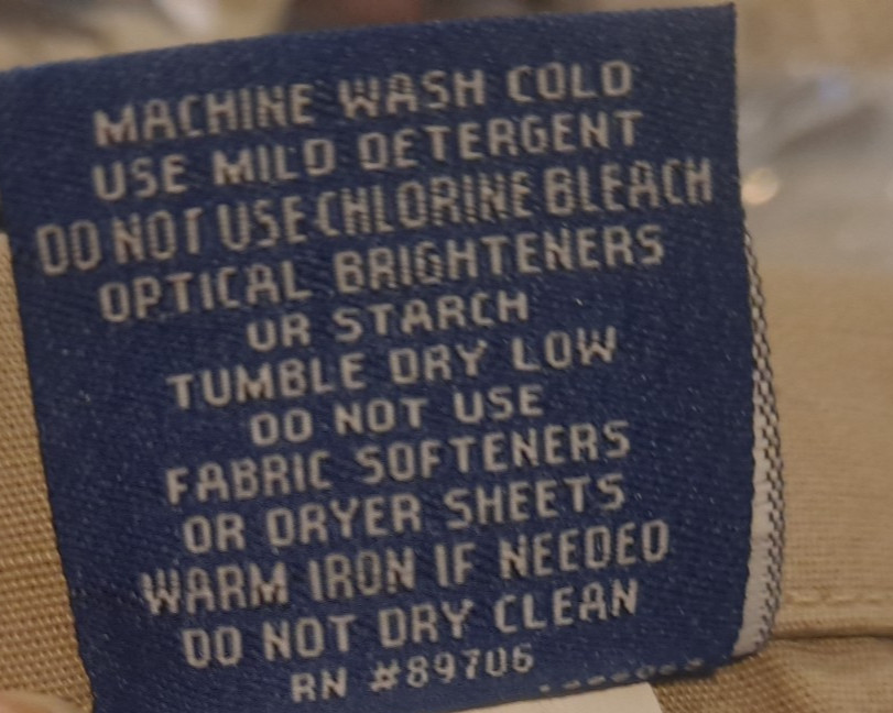 PROPPER BDU COAT LS Large/Short KHAKI CANVAS Ripstop height 63-67″ chest 41-45″