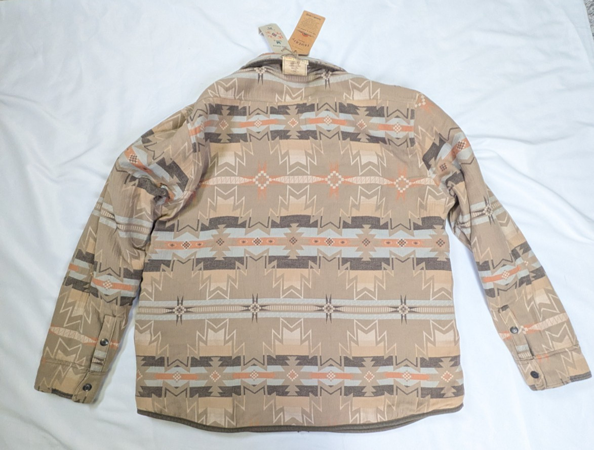 NEW Faherty Doug Good Feather Reversible Bondi Jacket Prairie Olive 2XL