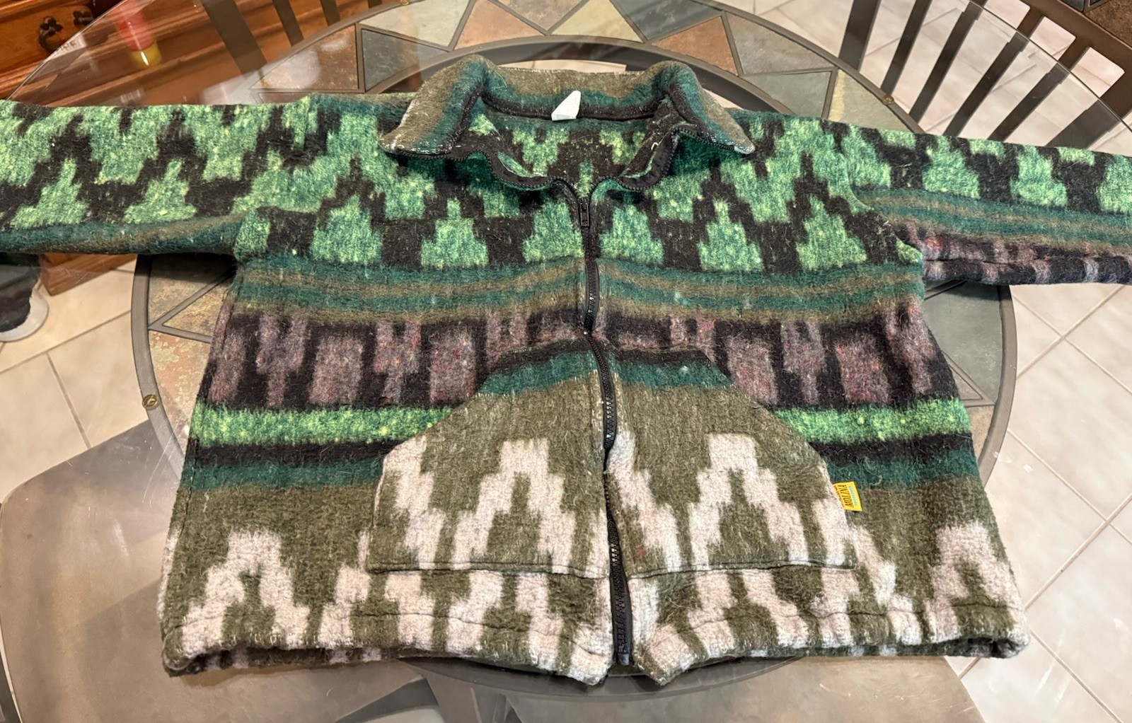 Vintage MOLINA Zip Up Made in Mexico Size Jacket 38 M 40