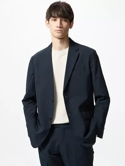 UNIQLO AirSense Jacket Cotton Like S-4XL Ultra Light Stretch Men 475013 New