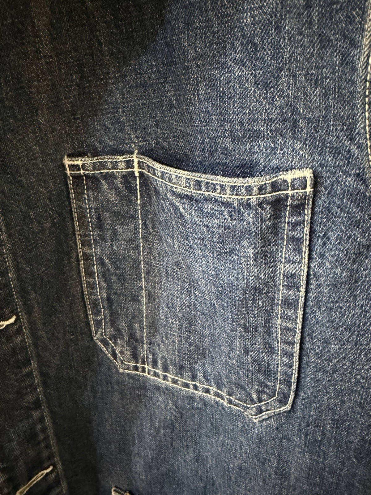 Taylor Stitch Ojai Jacket in Washed Selvedge Denim | Size 42 (L)