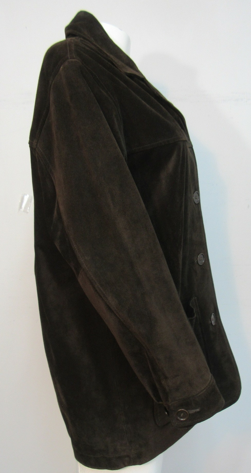 Burberry Prorsum Brown Suede Four Button Sport Coat Jacket sz Medium