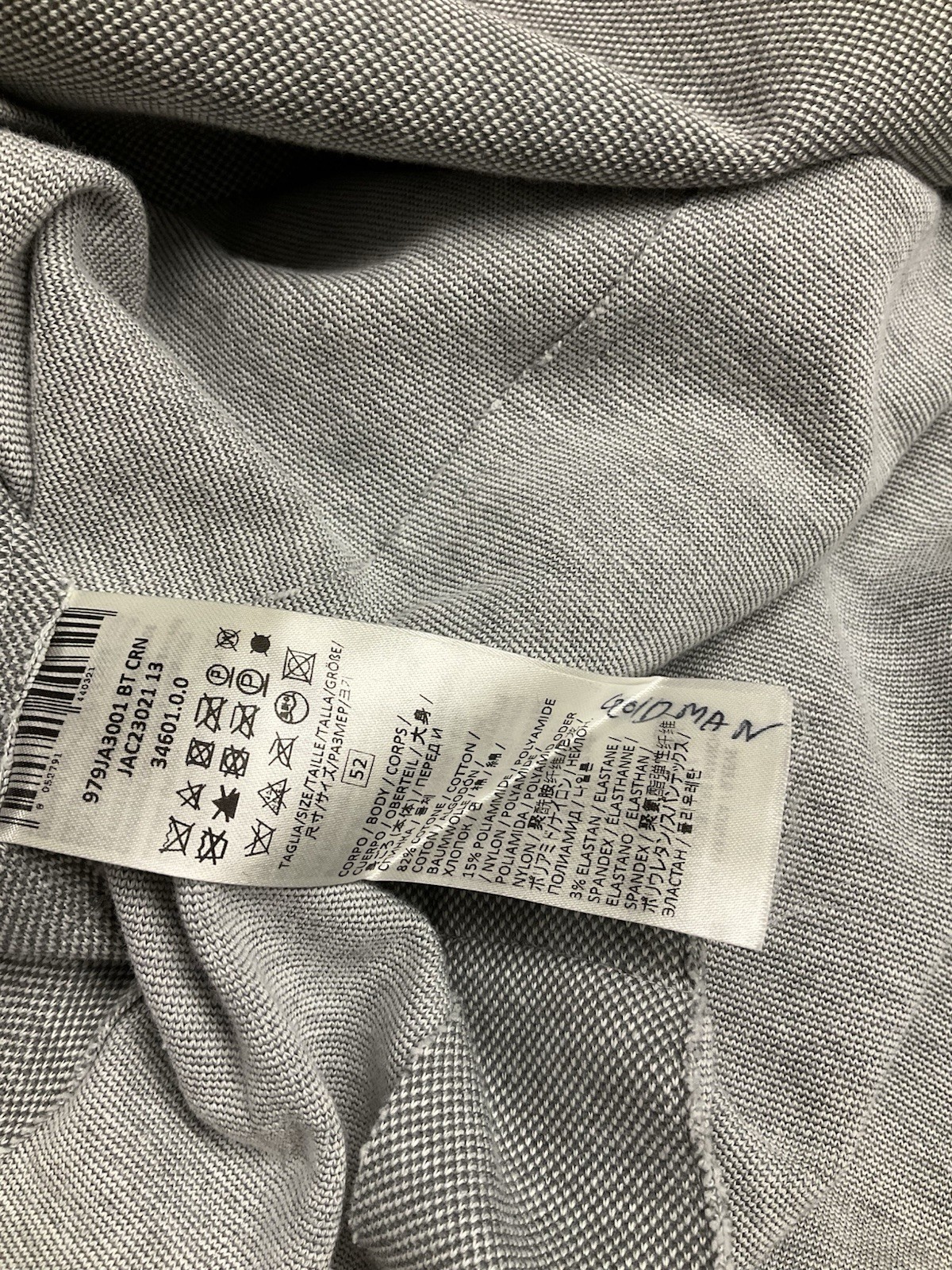 Eleventy Slim Fit Jersey Sport Coat In Grey IT 52 US 40
