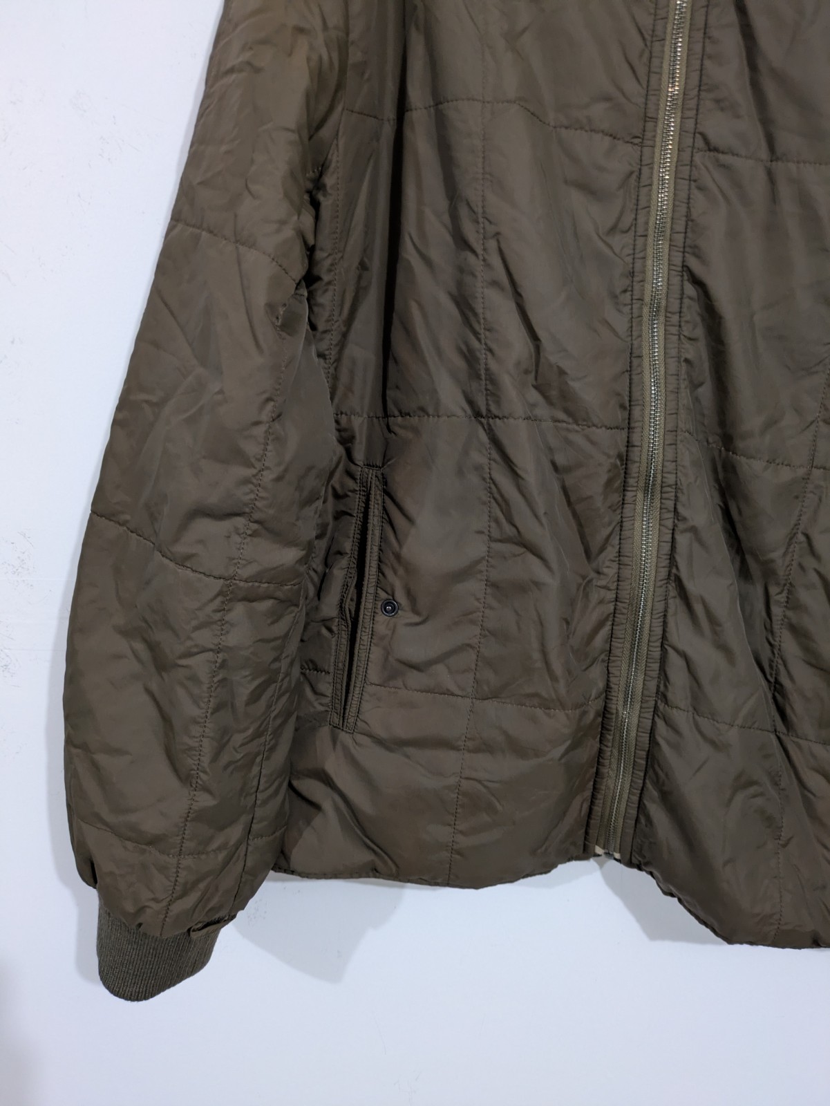 Lacoste Men’s Green Full Zip Stand-Up Collar Bomber Jacket Size 54/6