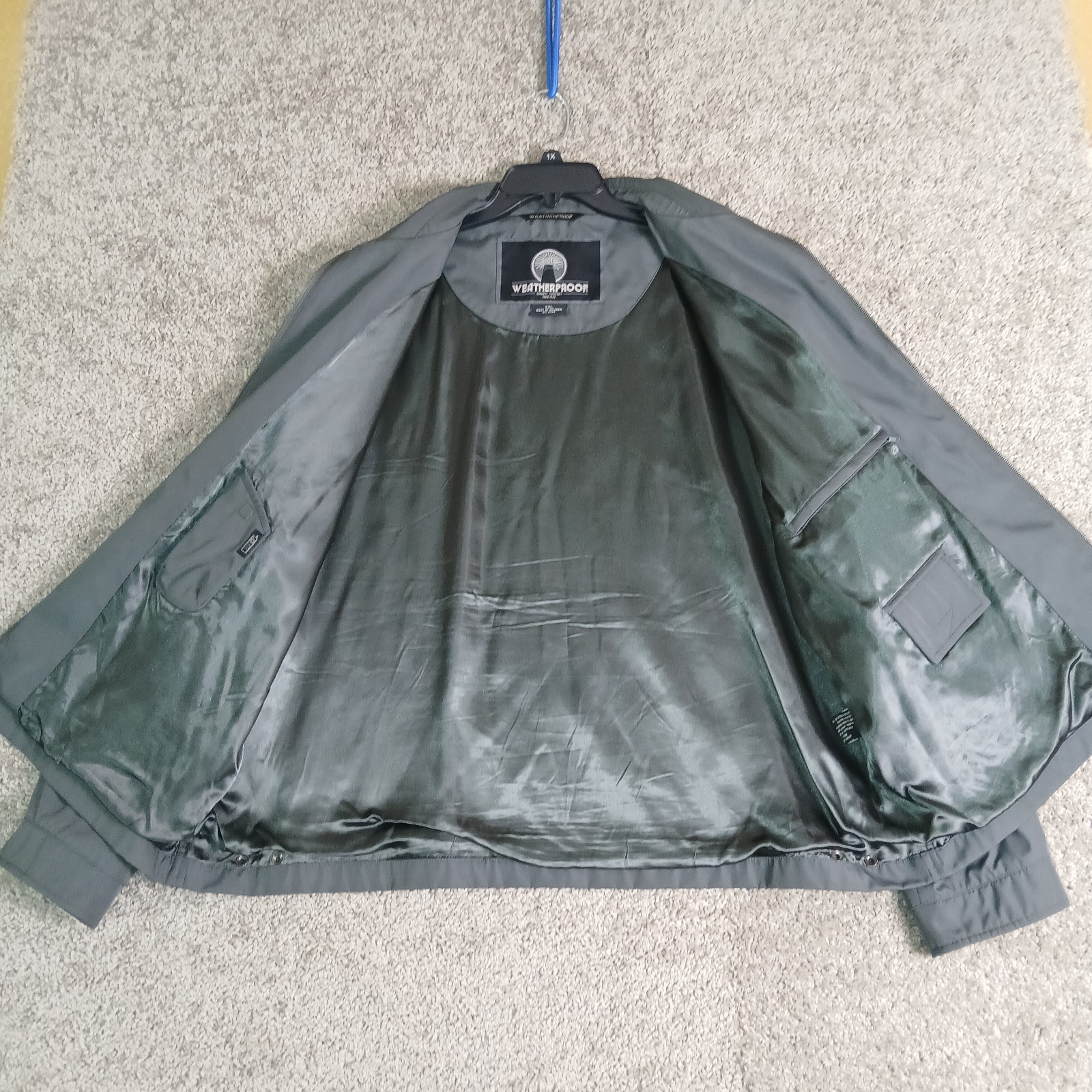 Vintage Weatherproof Garment Company Men’s Size XXL Gray Jacket Windbreaker