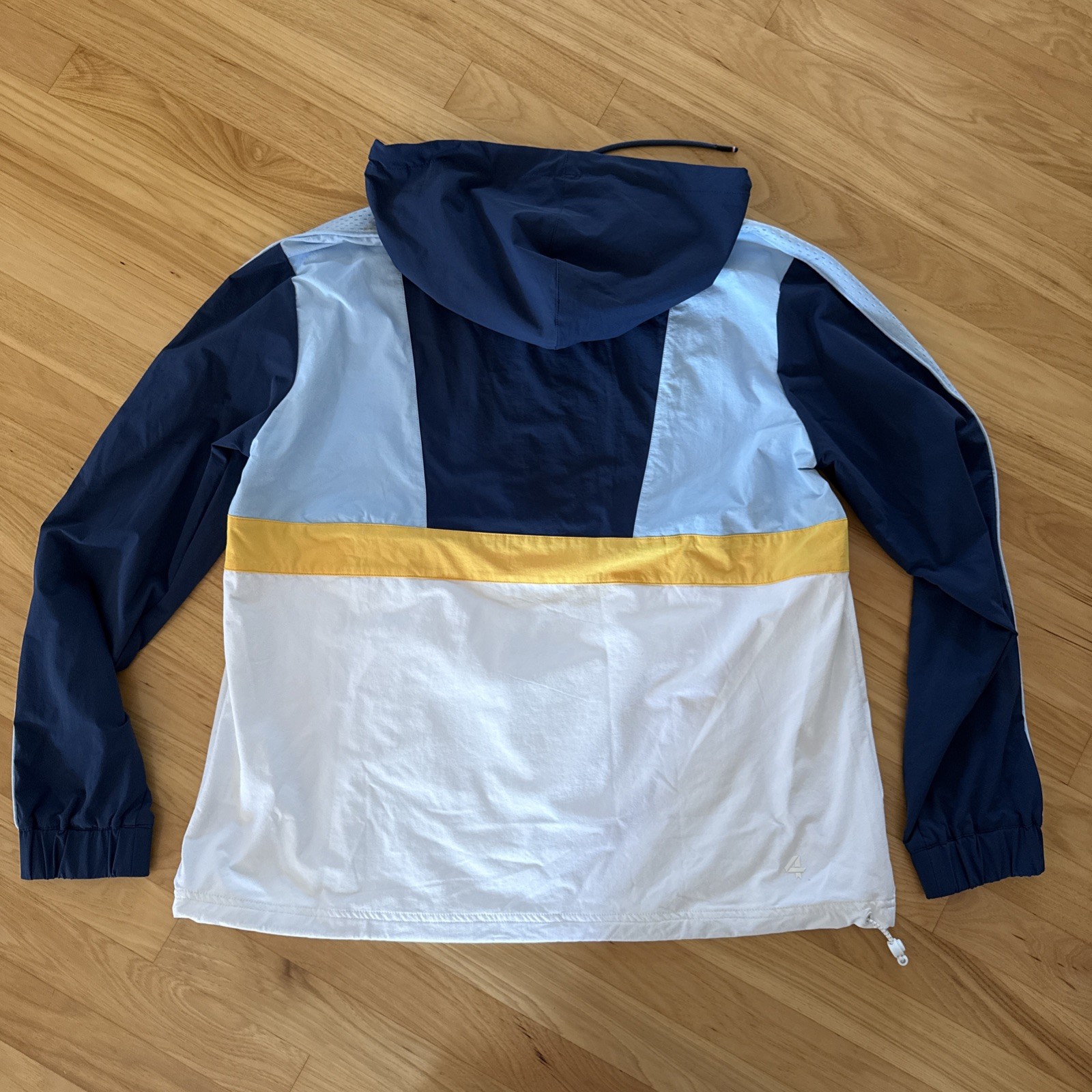 Four Laps Re-Up Pullover Anorak Jacket Retro Color Block Nylon/Spandex Men’s L