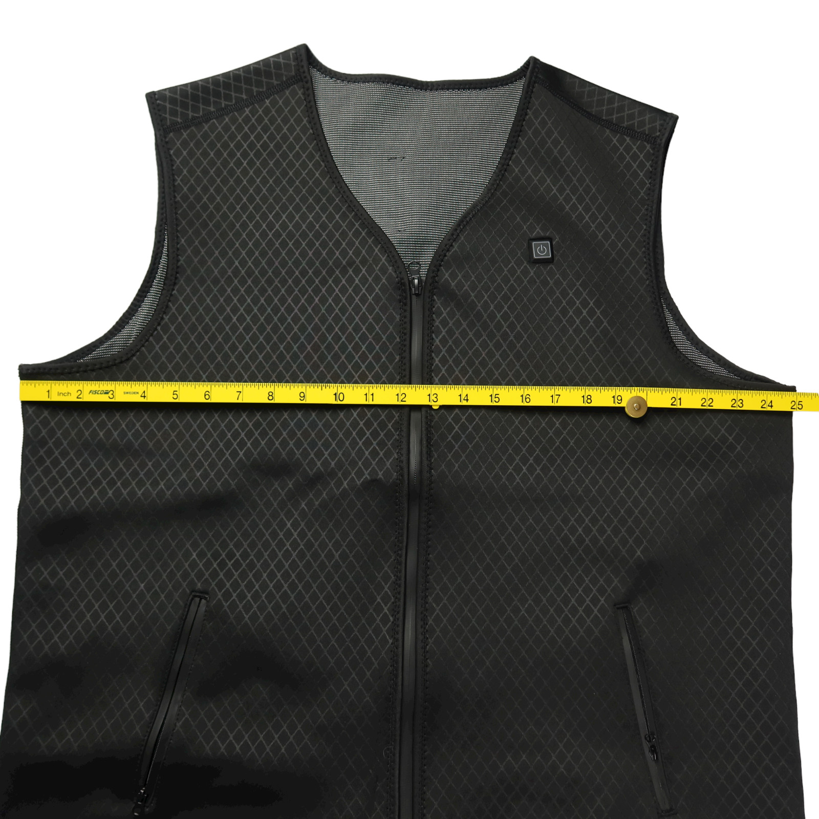 Clheatky Heated Vest USB Electric Body Warmer Gilet 2XL Power Bank Not Supplied