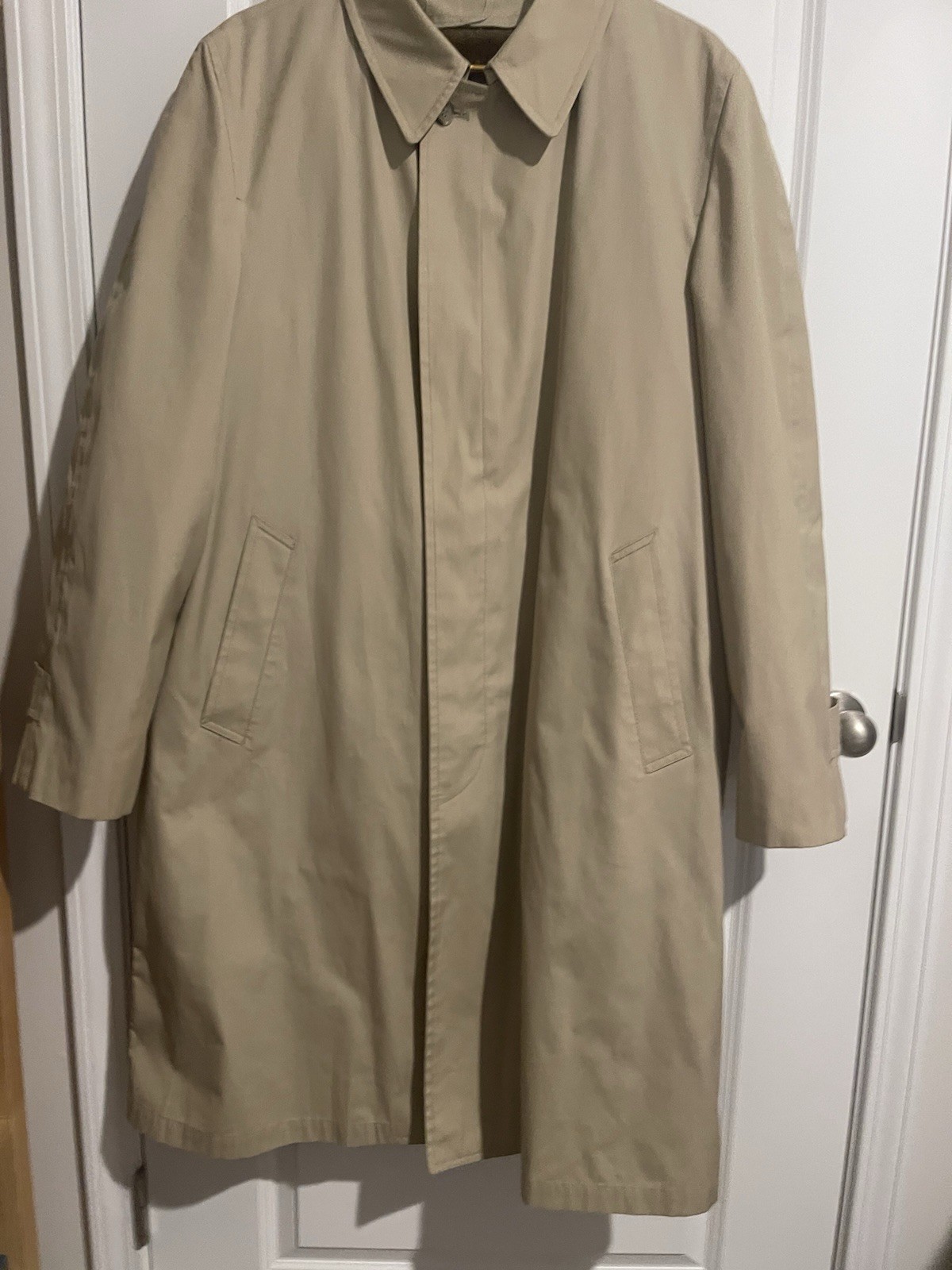 London Fog Maincoats 44L All Season Coat 25P2P 44L Zip In Lining