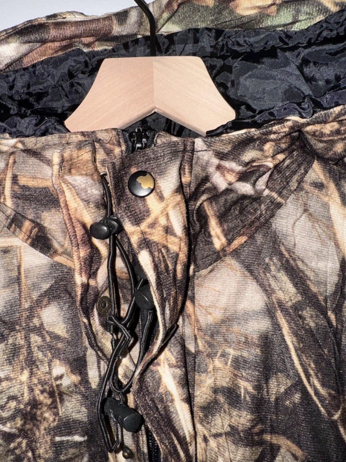 World Famous Sports (WFS) Element Gear Zip Up Jacket Men’s Size Large Camouflage