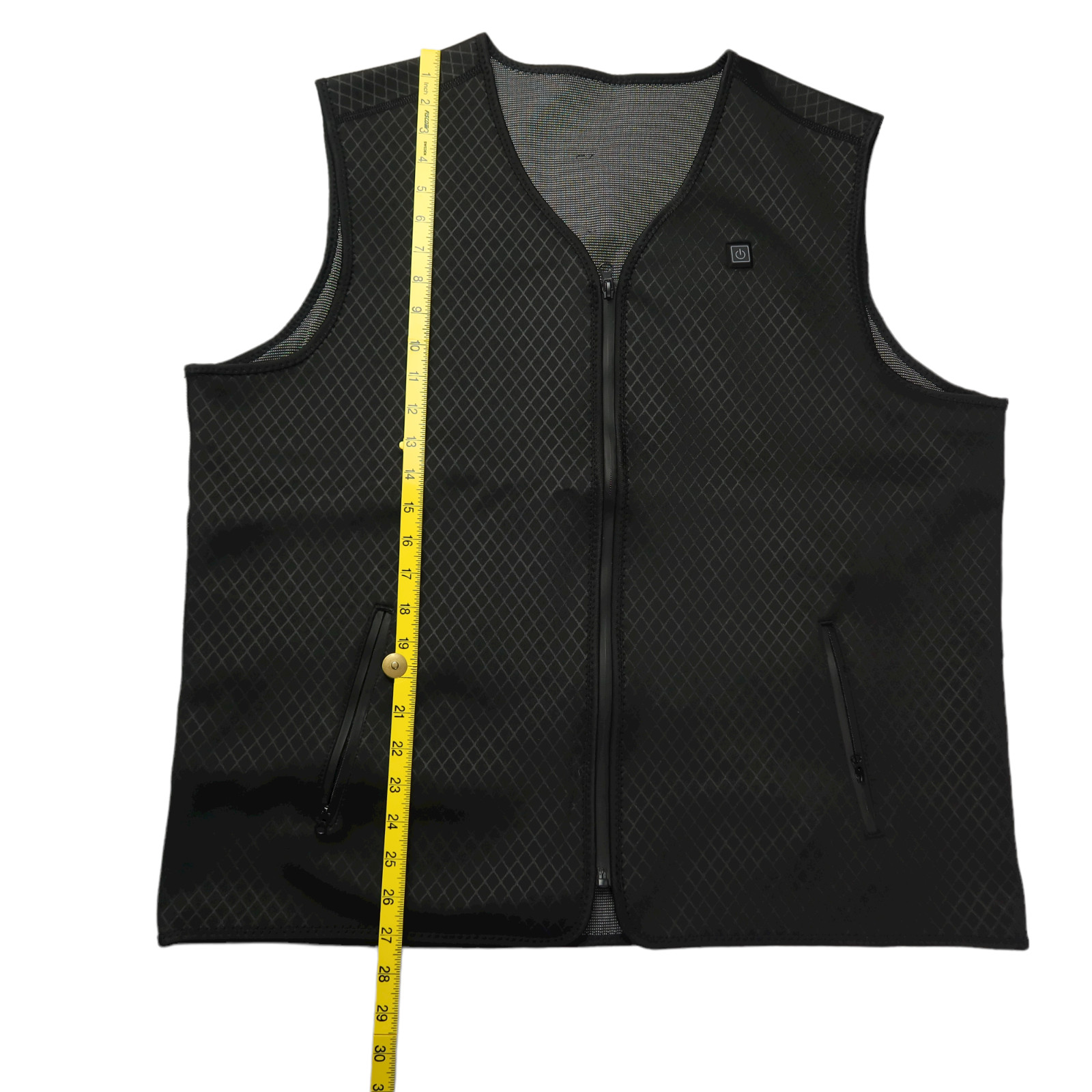 Clheatky Heated Vest USB Electric Body Warmer Gilet 2XL Power Bank Not Supplied