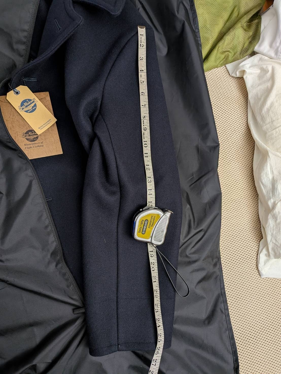 Buzz Rickson Navy LONG Pea Coat – USN 1910’s Model size 44 Brand New US seller